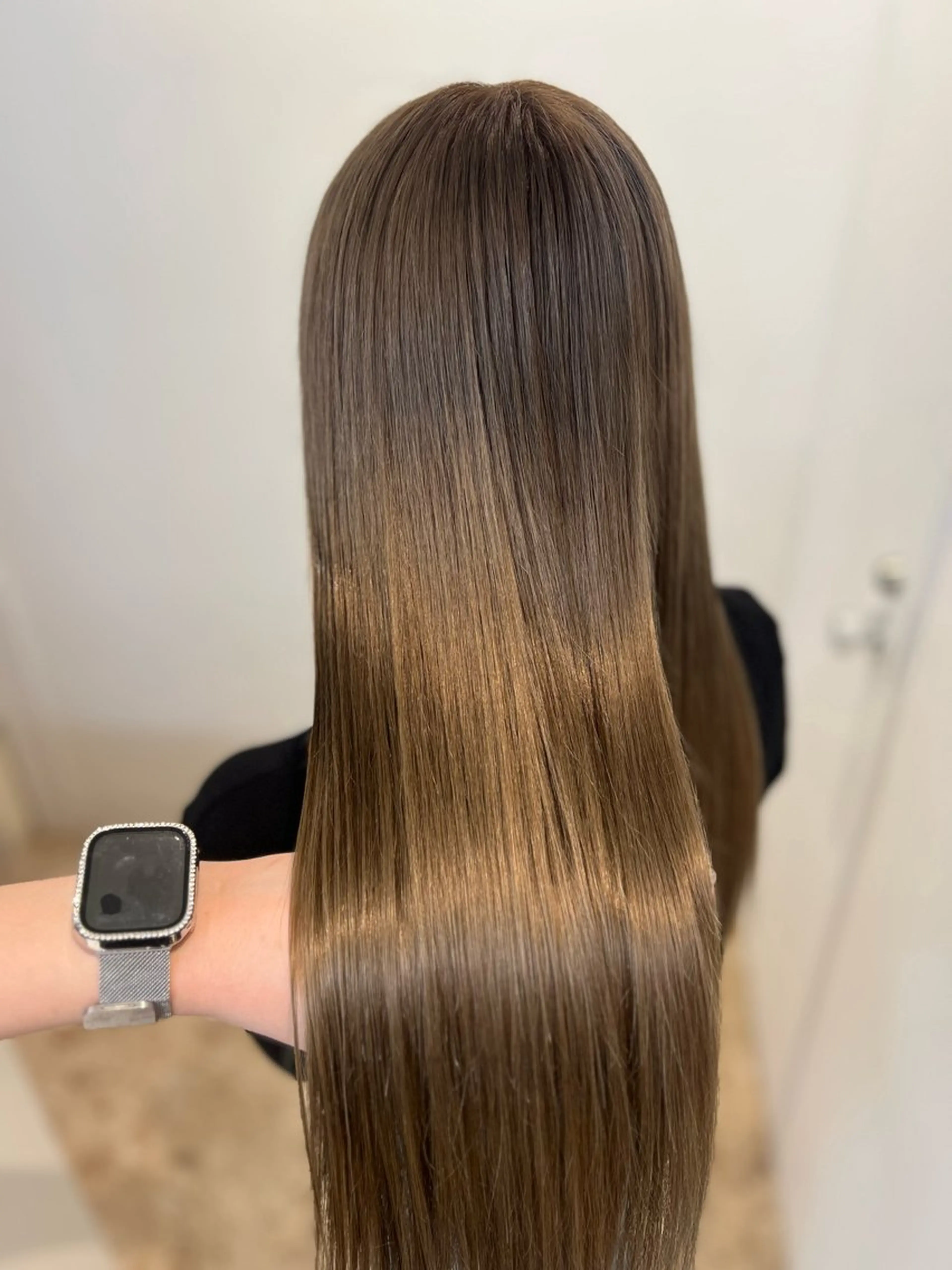 ロング カラー カット ヘアカラー 髪質改善/透明感/ ブリーチ/桃谷翼のヘアスタイル