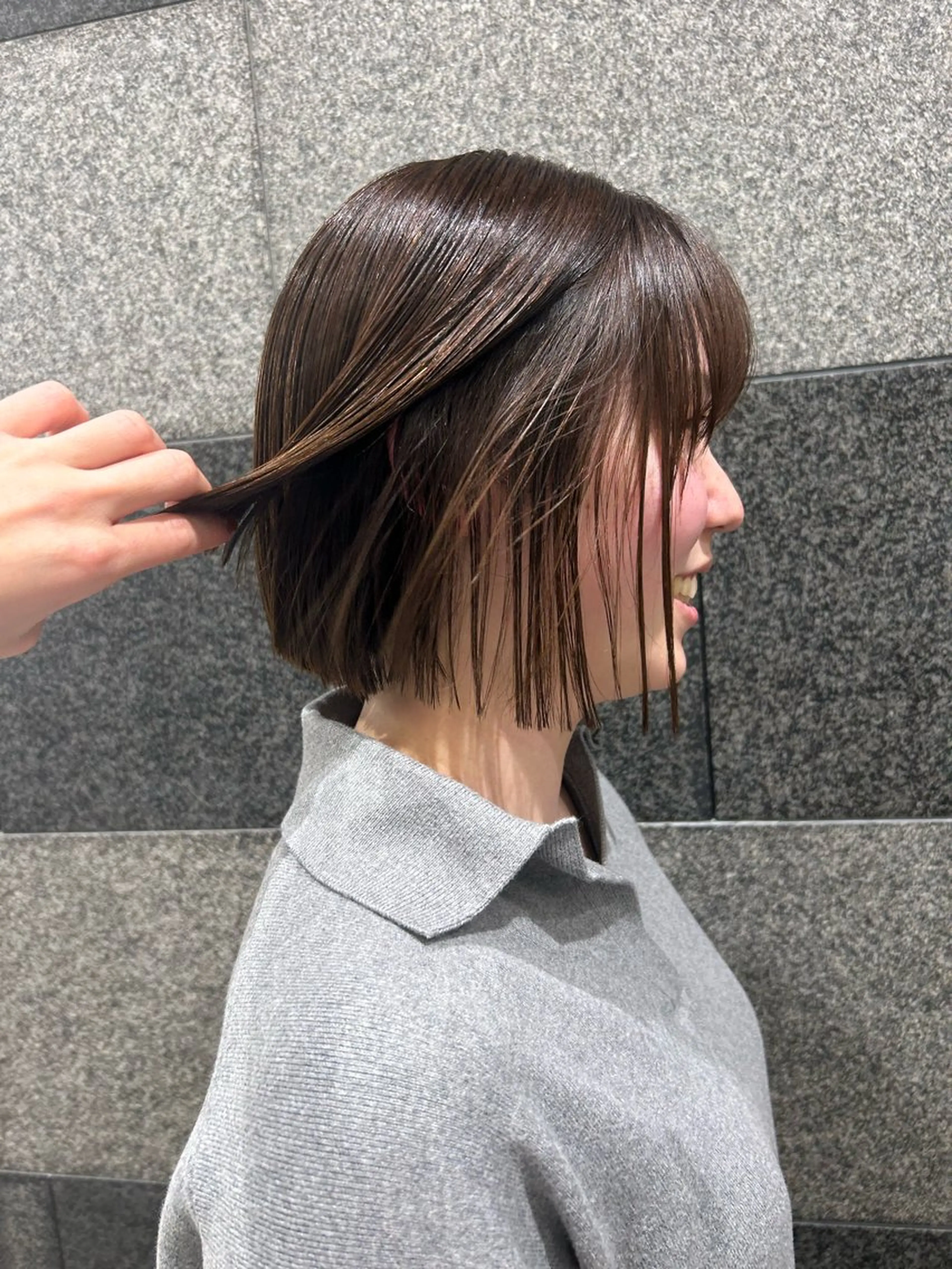 カット＋縮毛矯正の写真