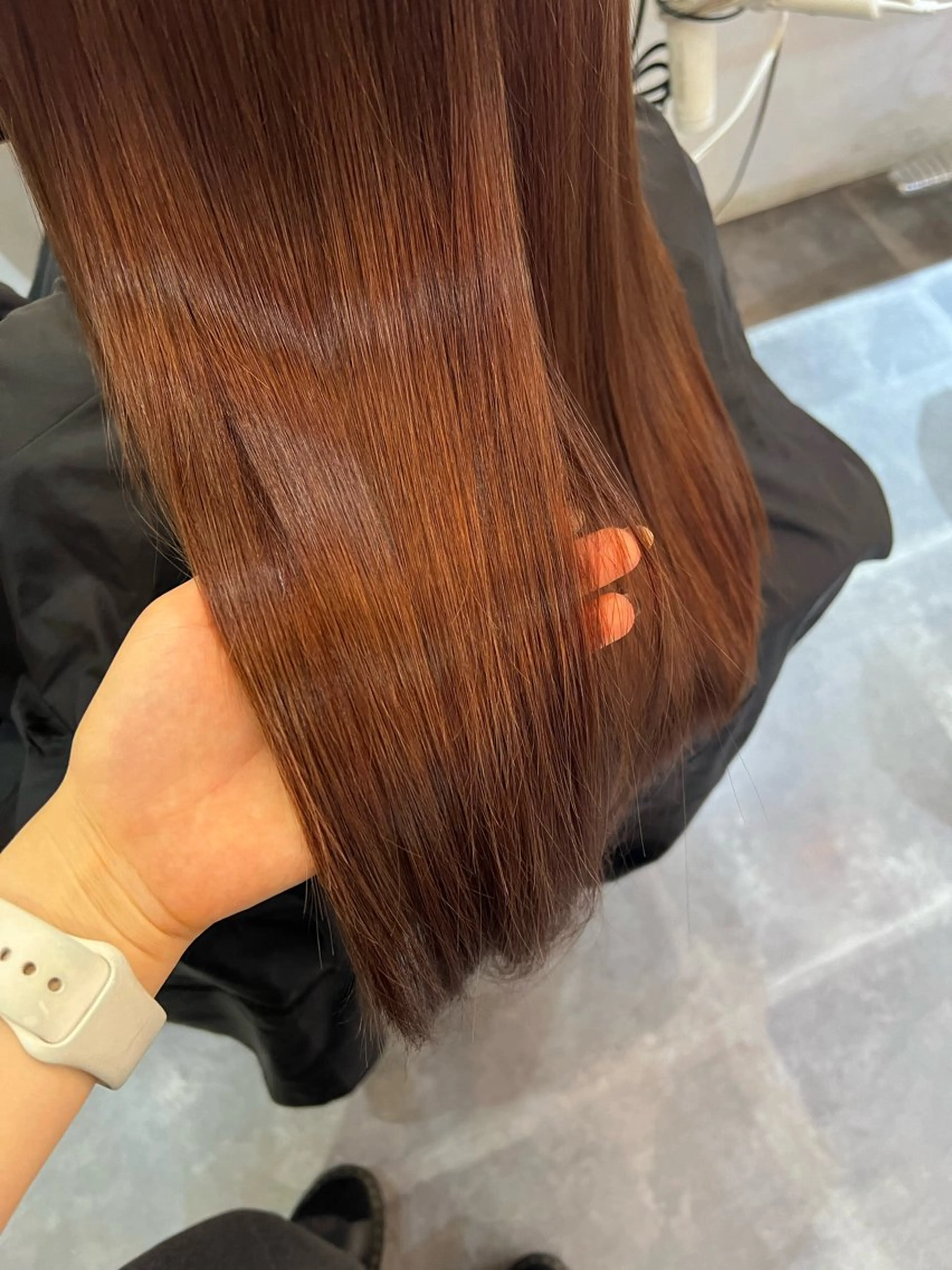 ロング ヘアカラー 🍒レイヤー/暖色/ moe🍒のヘアスタイル