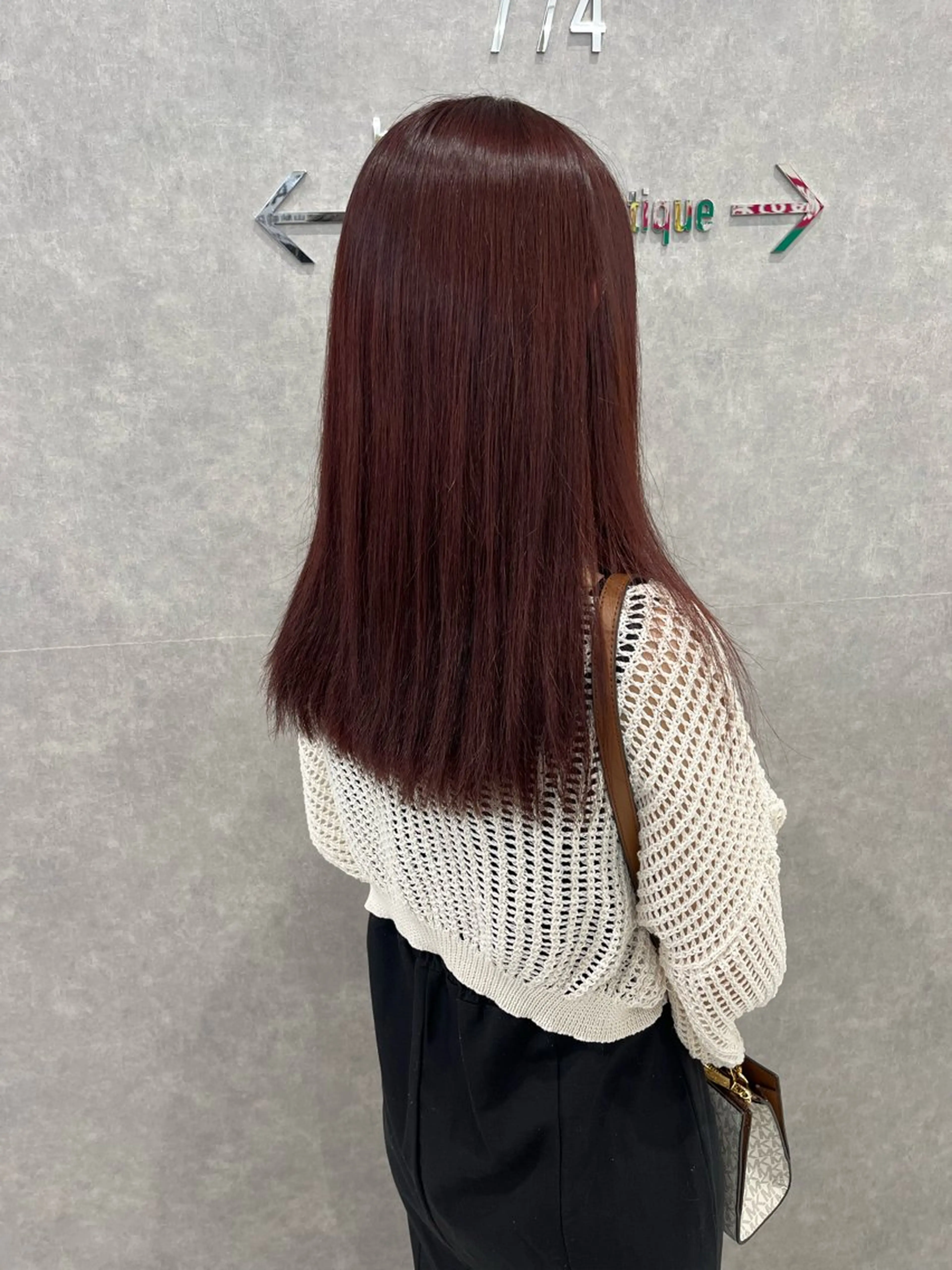 ロング カラー ヘアカラー 774徳山店所属・Yuina hair774徳山店のヘアスタイル