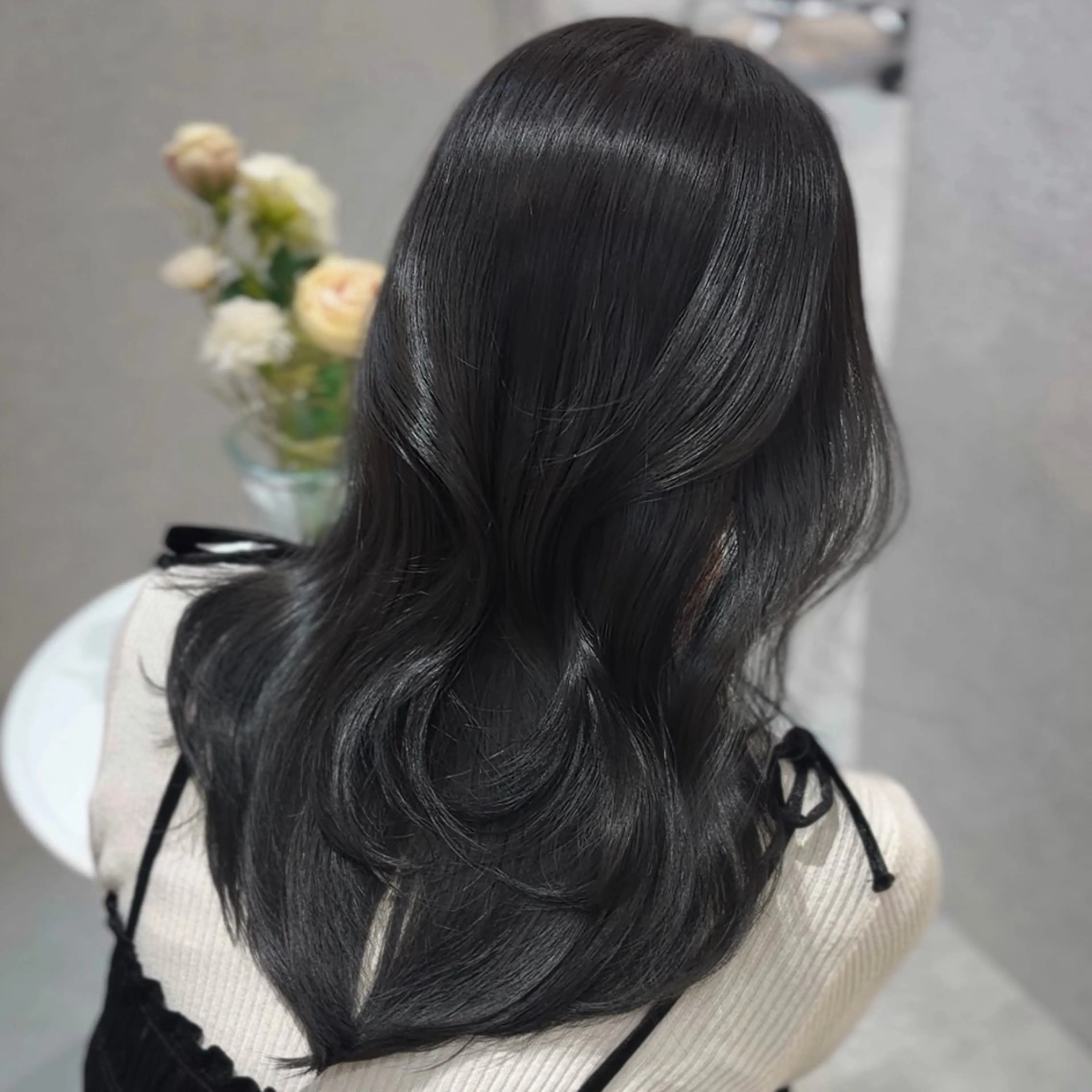 ロング カラー カット ヘアカラー トリートメント suzuka/透明感 カラー 美髪縮毛矯正のヘアスタイル