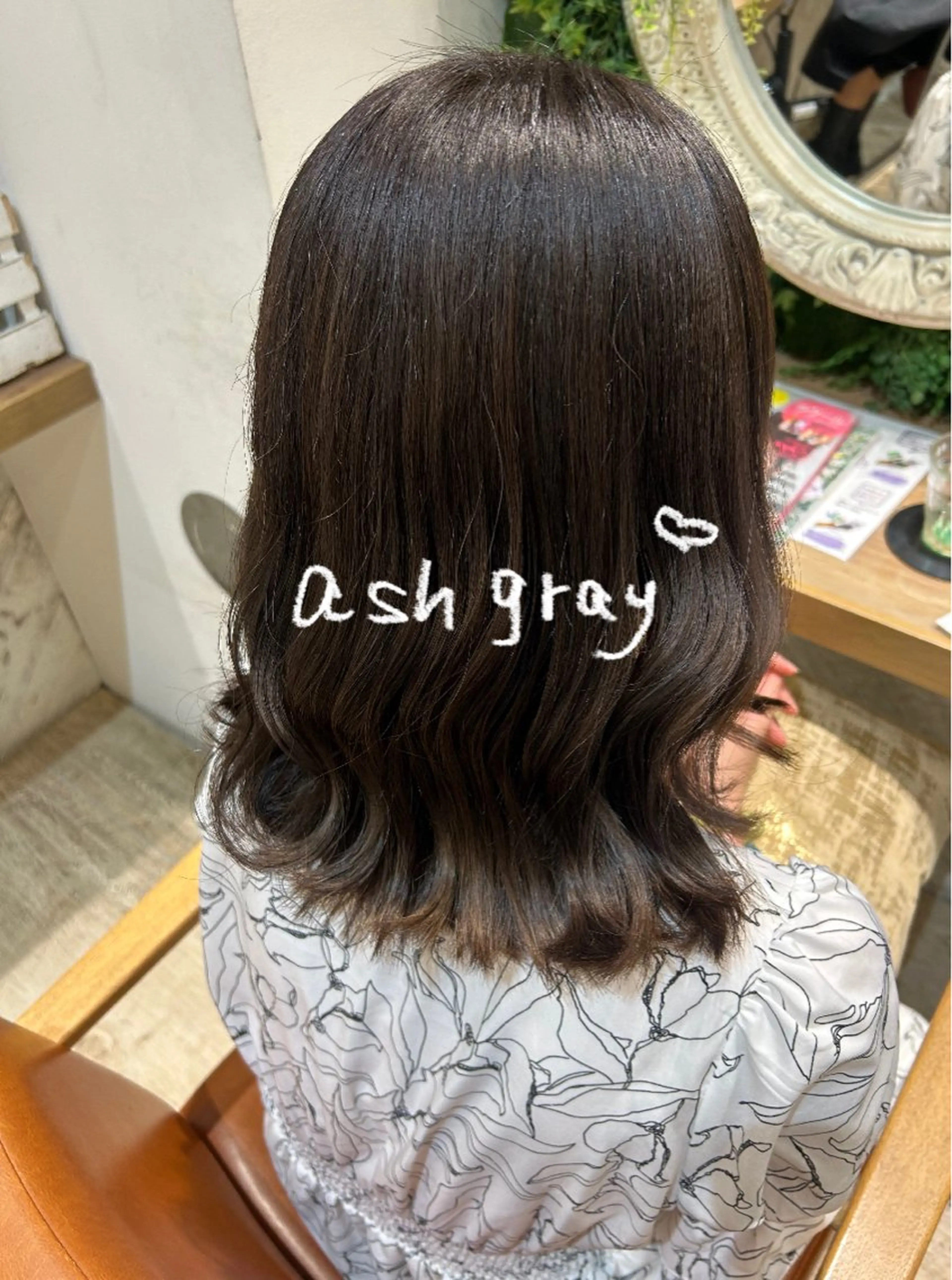 ミディアム カラー ヘアカラー 🧃暖色カラー/🪷 アレンジ/　yunaのヘアスタイル