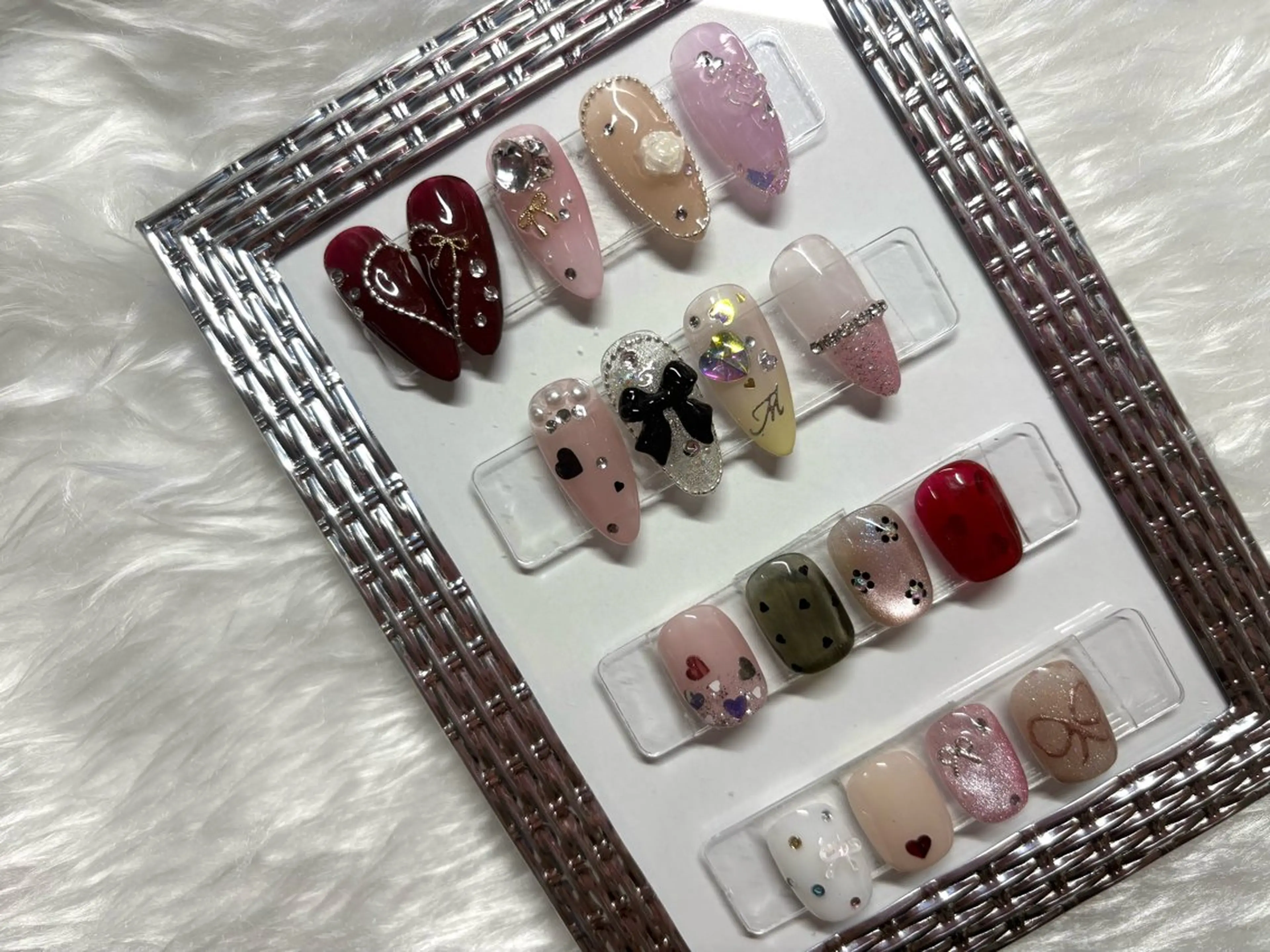 ネイル アートネイル ワンカラーネイル Nail Salon RiLion所属・kaho  🧸🎀 RiLionのネイルデザイン