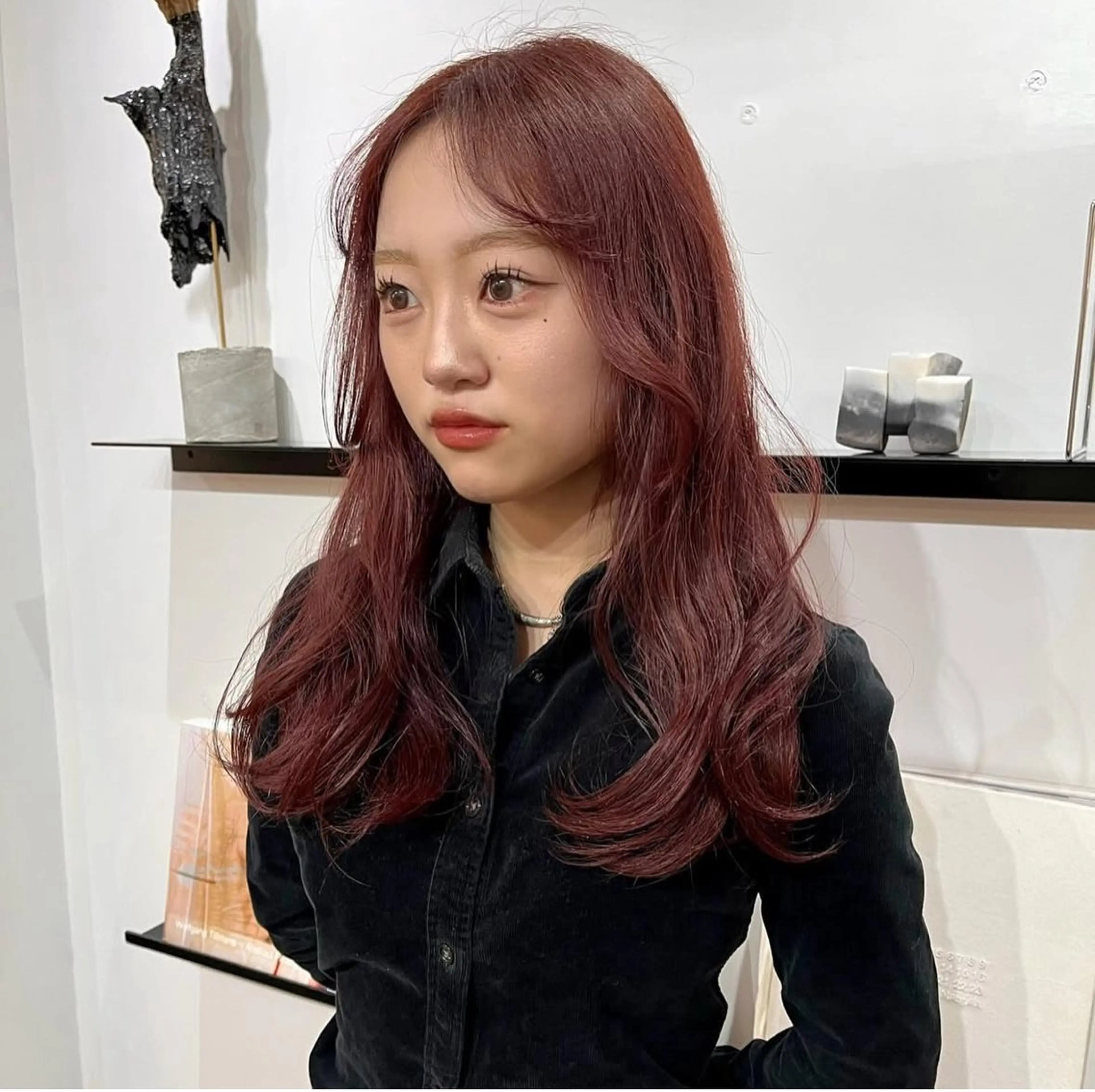 ロング カット ヘアカラー Hana/ハイトーン /レイヤーカットのヘアスタイル