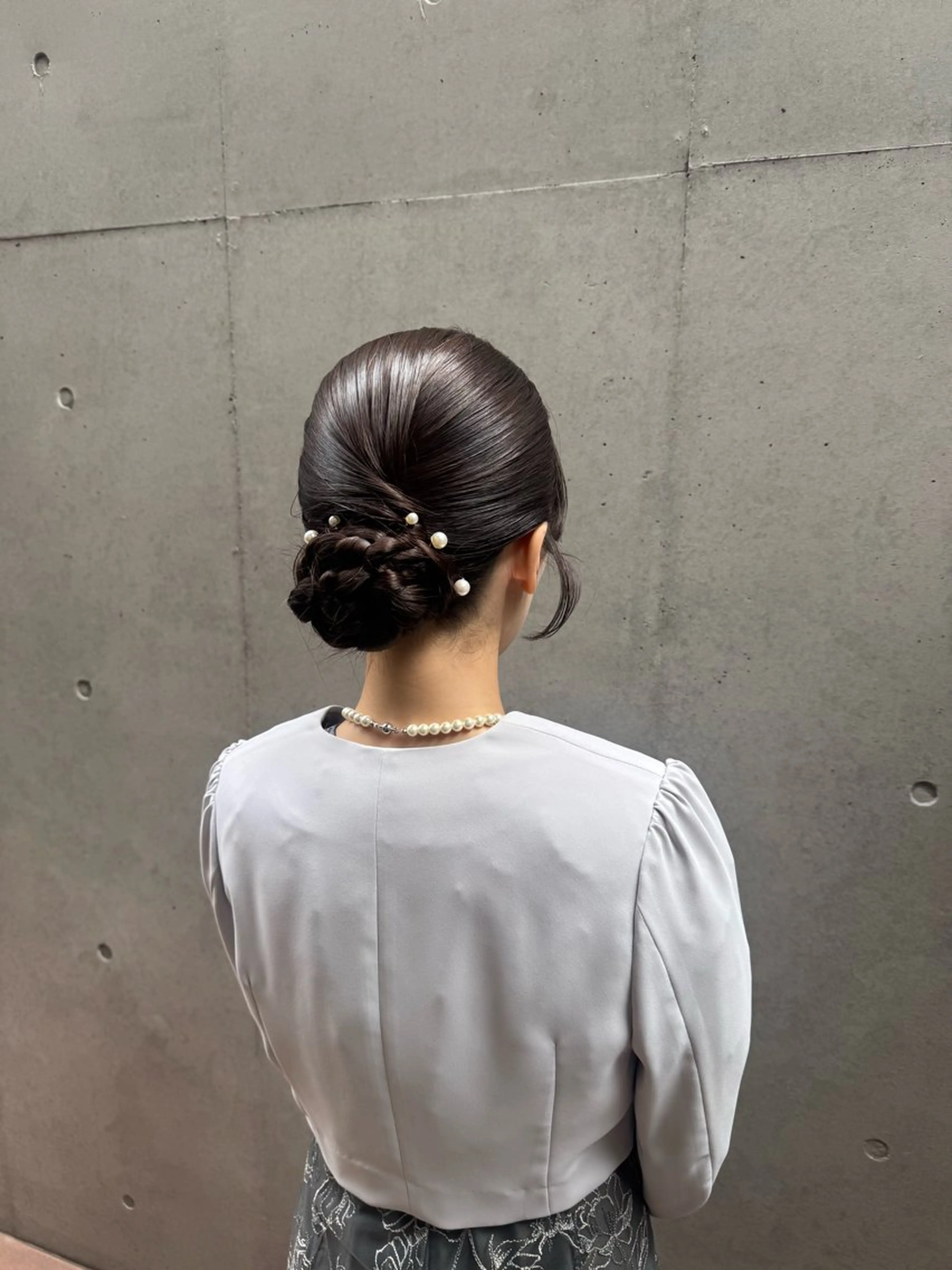 ミディアム ヘアアレンジ ヘアセット 【ヘアセット/美眉】 吉川玲のヘアスタイル