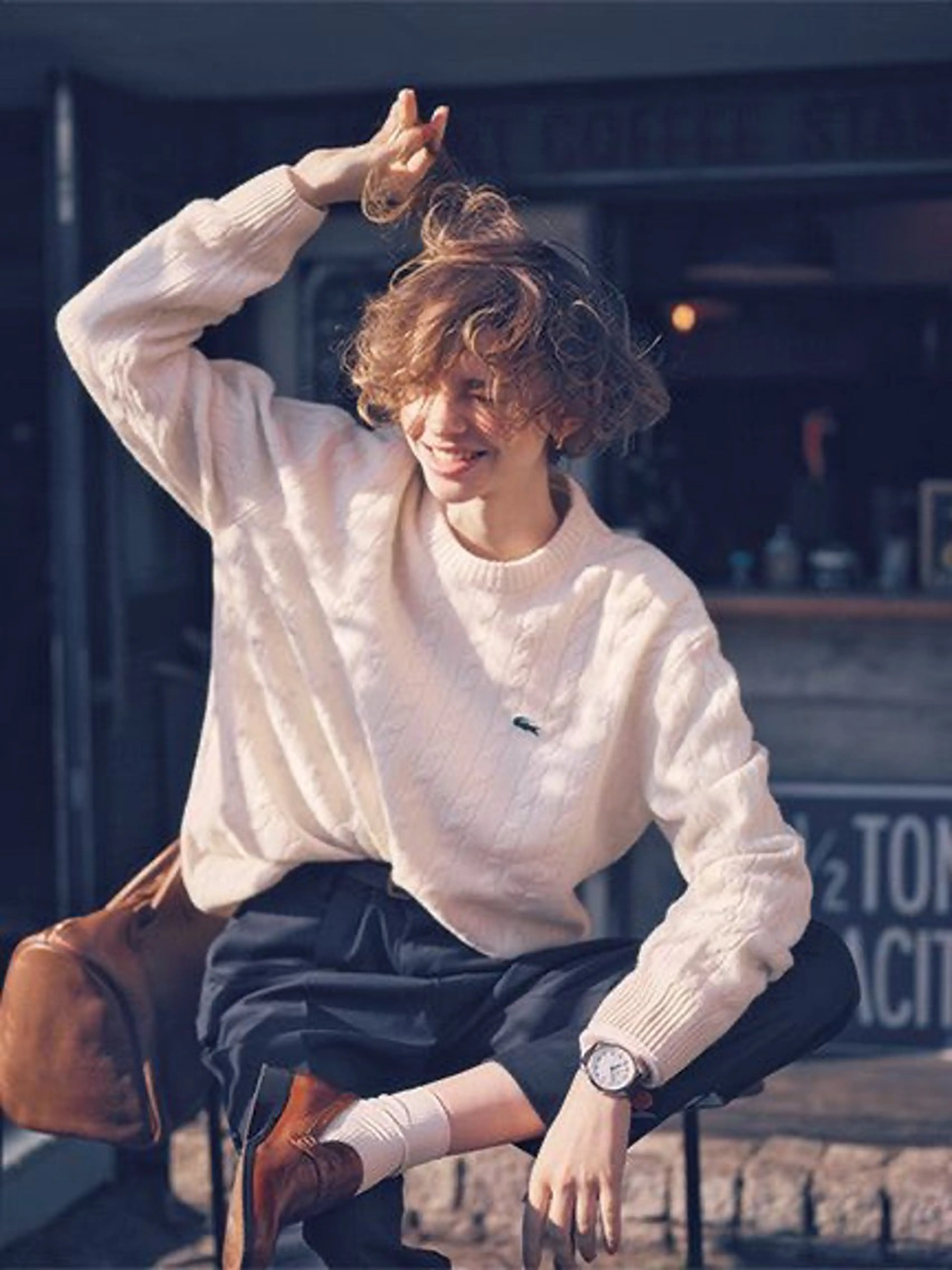 メンズ カット sea's所属・ヒラカホ/矢場町/ ブリーチ/似合わせのヘアスタイル