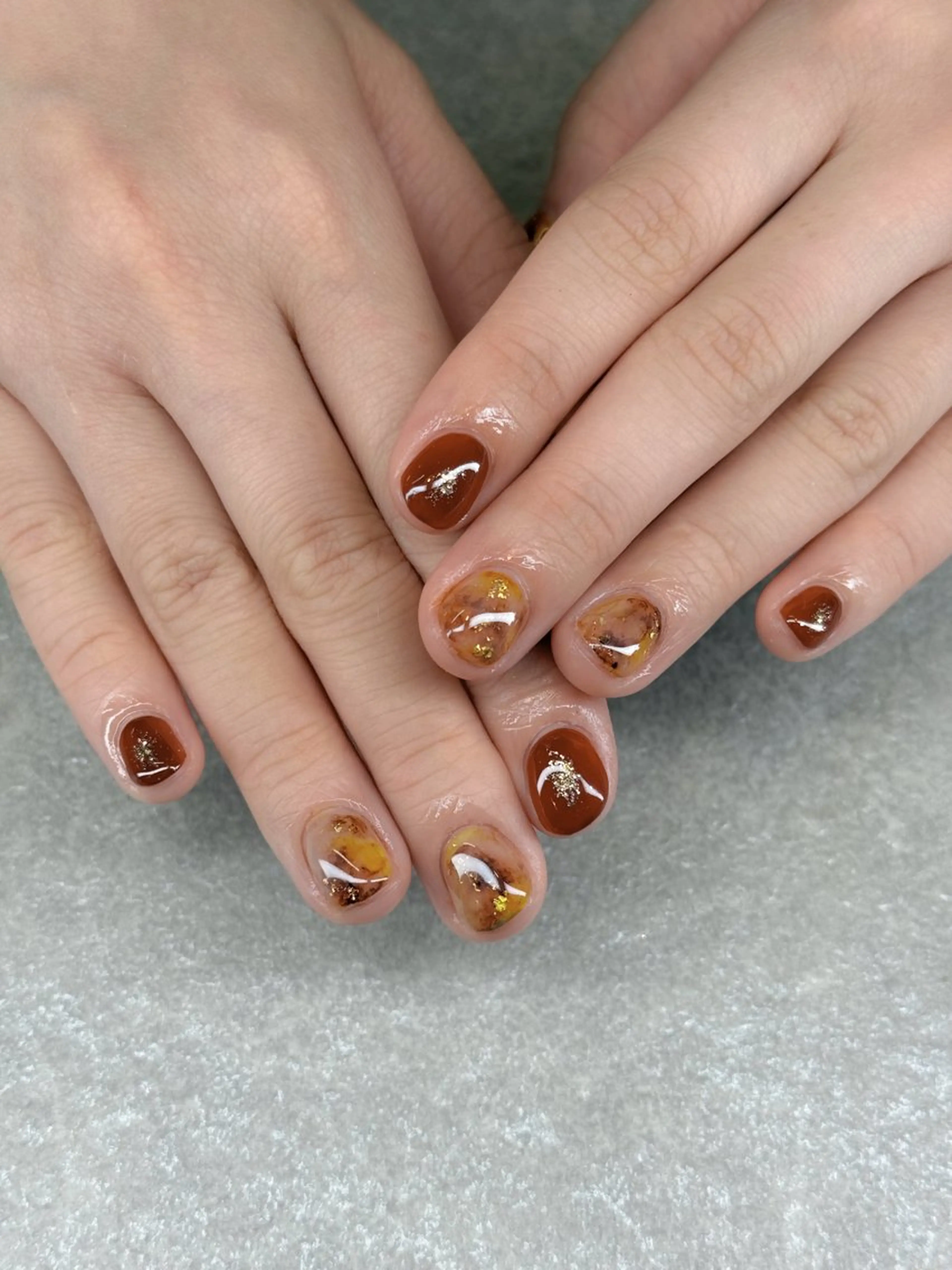 ネイル Agate miku🎀‧₊のネイルデザイン