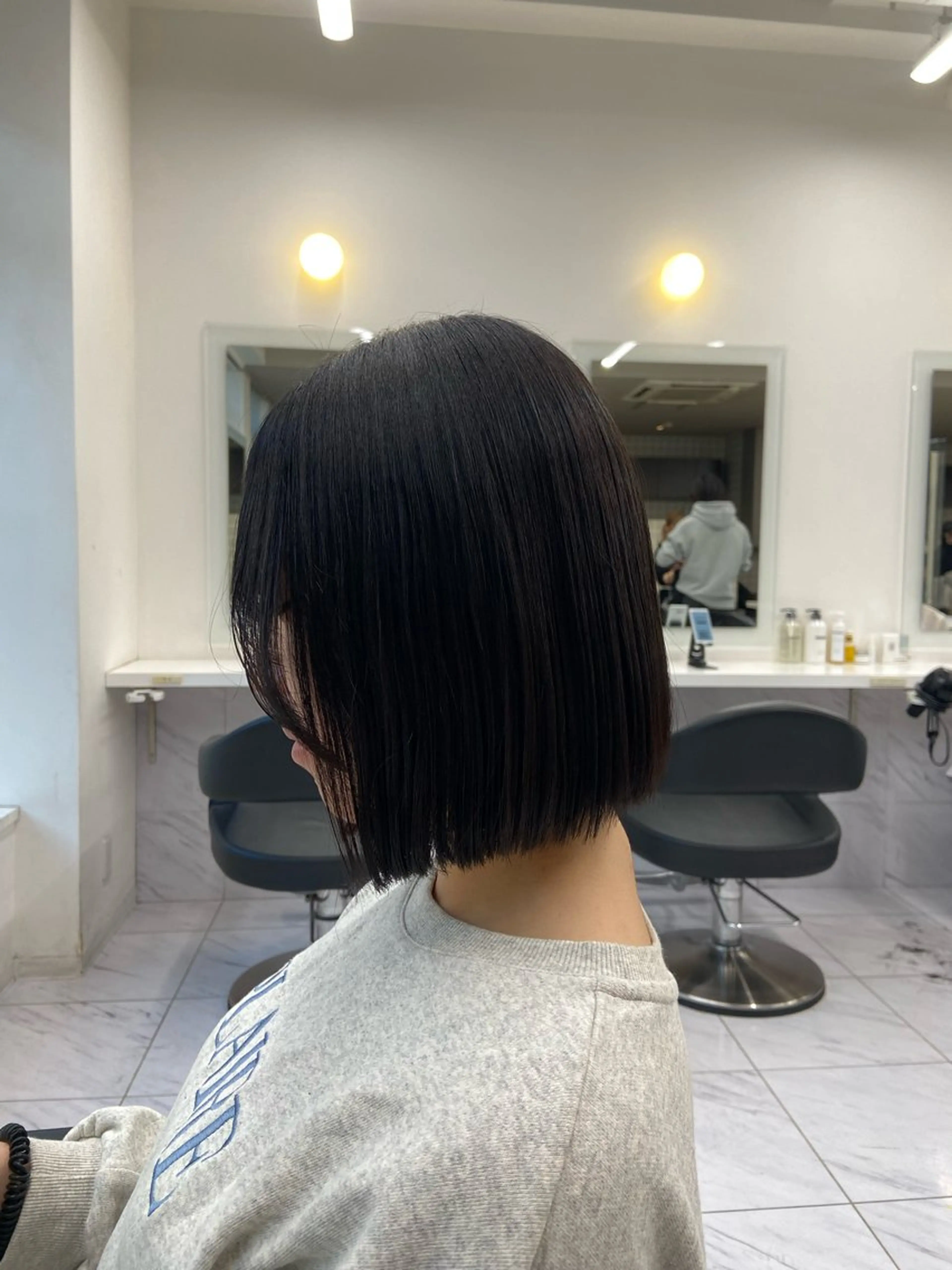 ショート カラー ヘアアレンジ flammeum所属・ハイトーン/ボブ /misakiのヘアスタイル