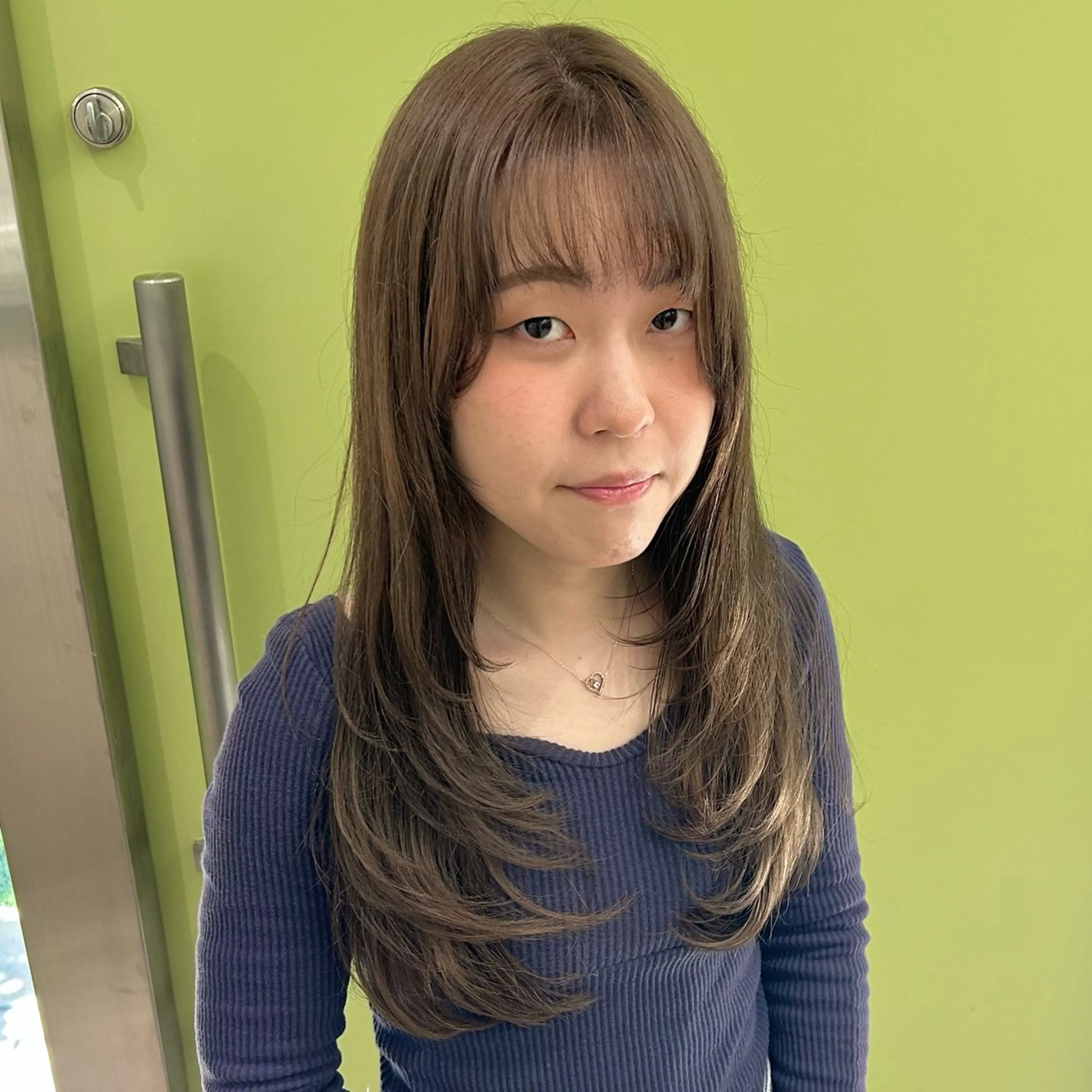 ロング カラー ベージュカラー ブリーチ ブラウンカラー ショコラベージュ 透明感カラー ヘアカラー ブリーチなしベージュ /ヘアセット/ミユのヘアスタイル