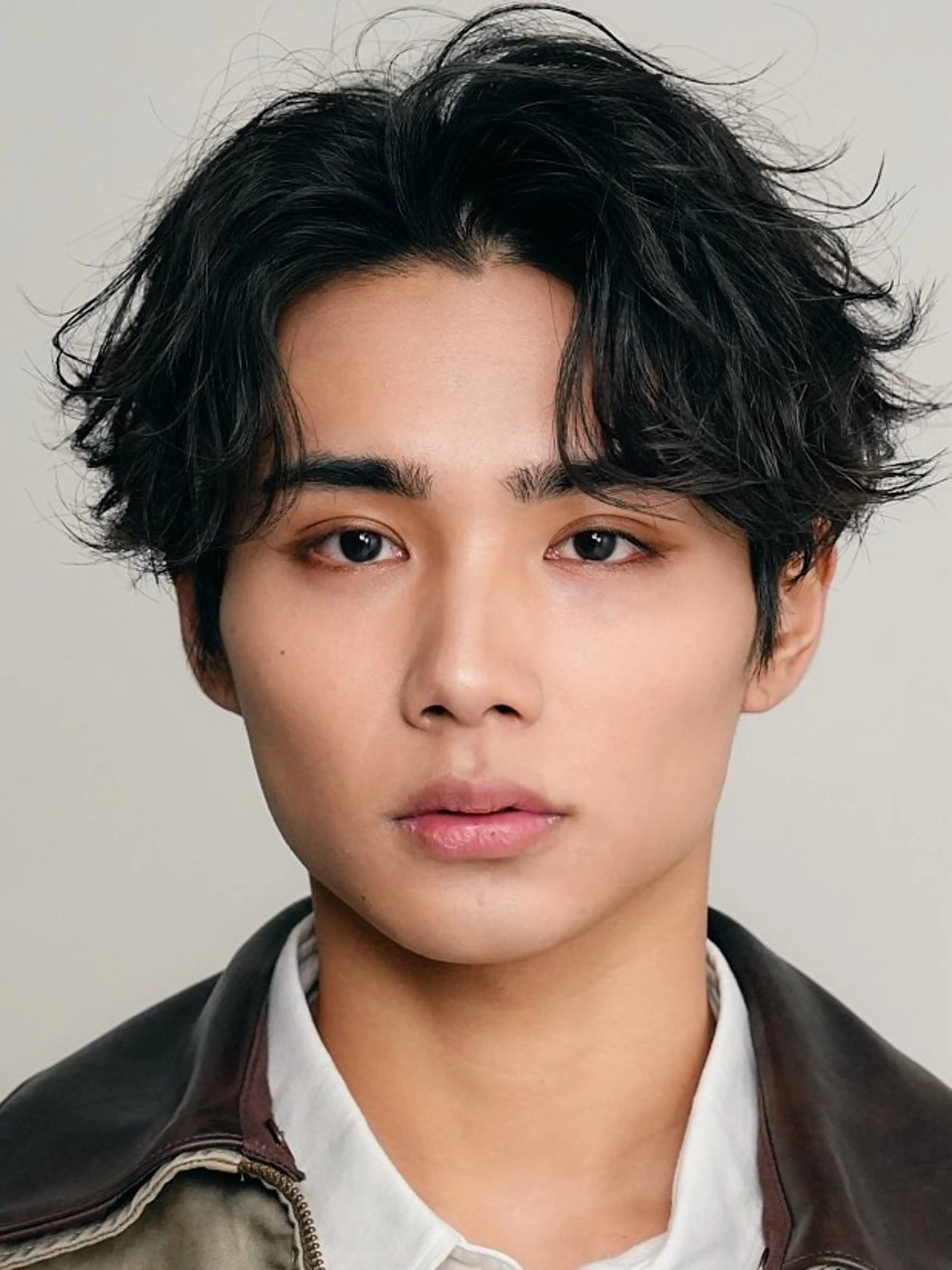 パーマ メンズ 原宿波巻きスパイラル パーマTOSHIのヘアスタイル