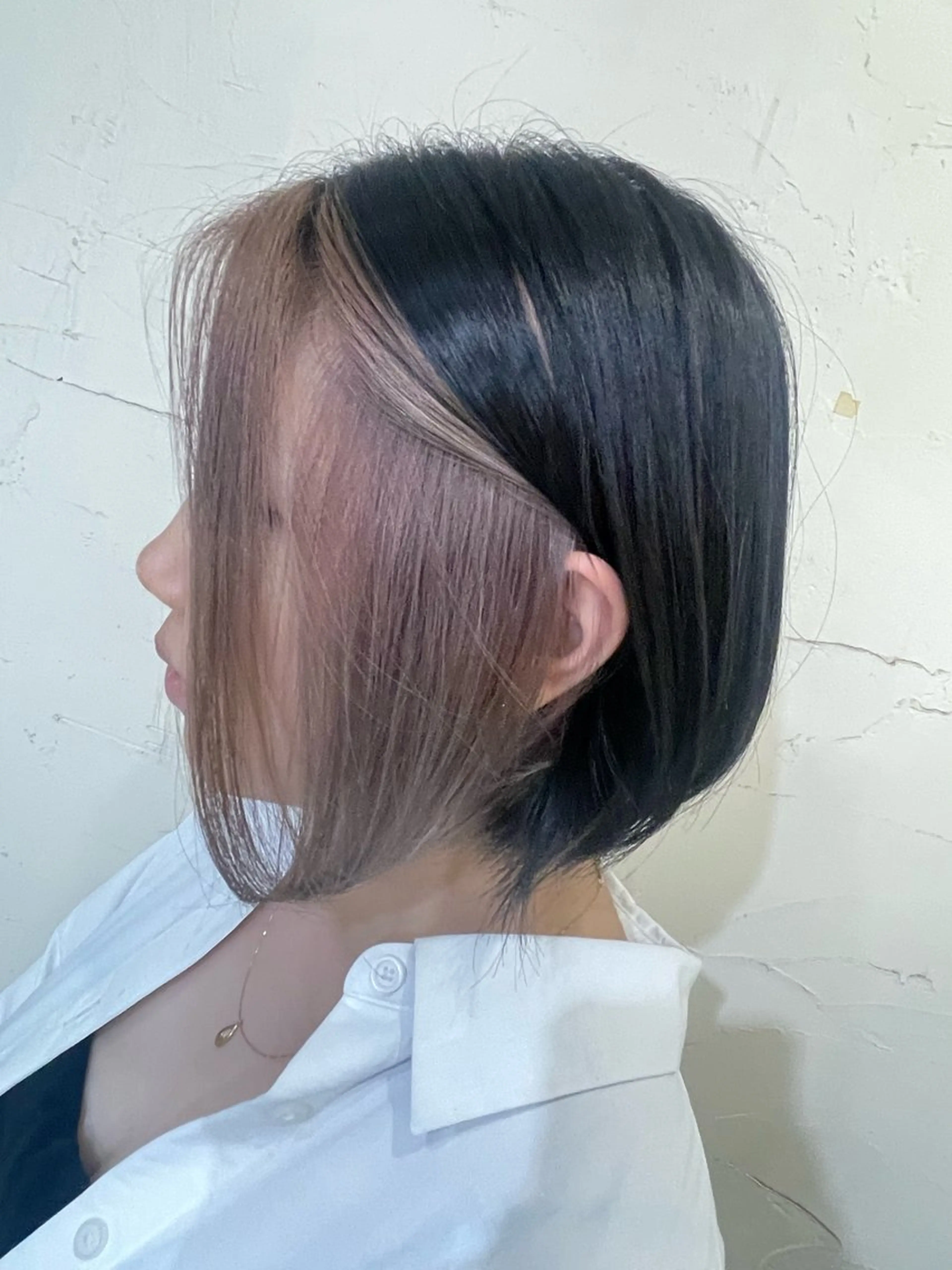 ミディアム 阪田 泰規のヘアスタイル