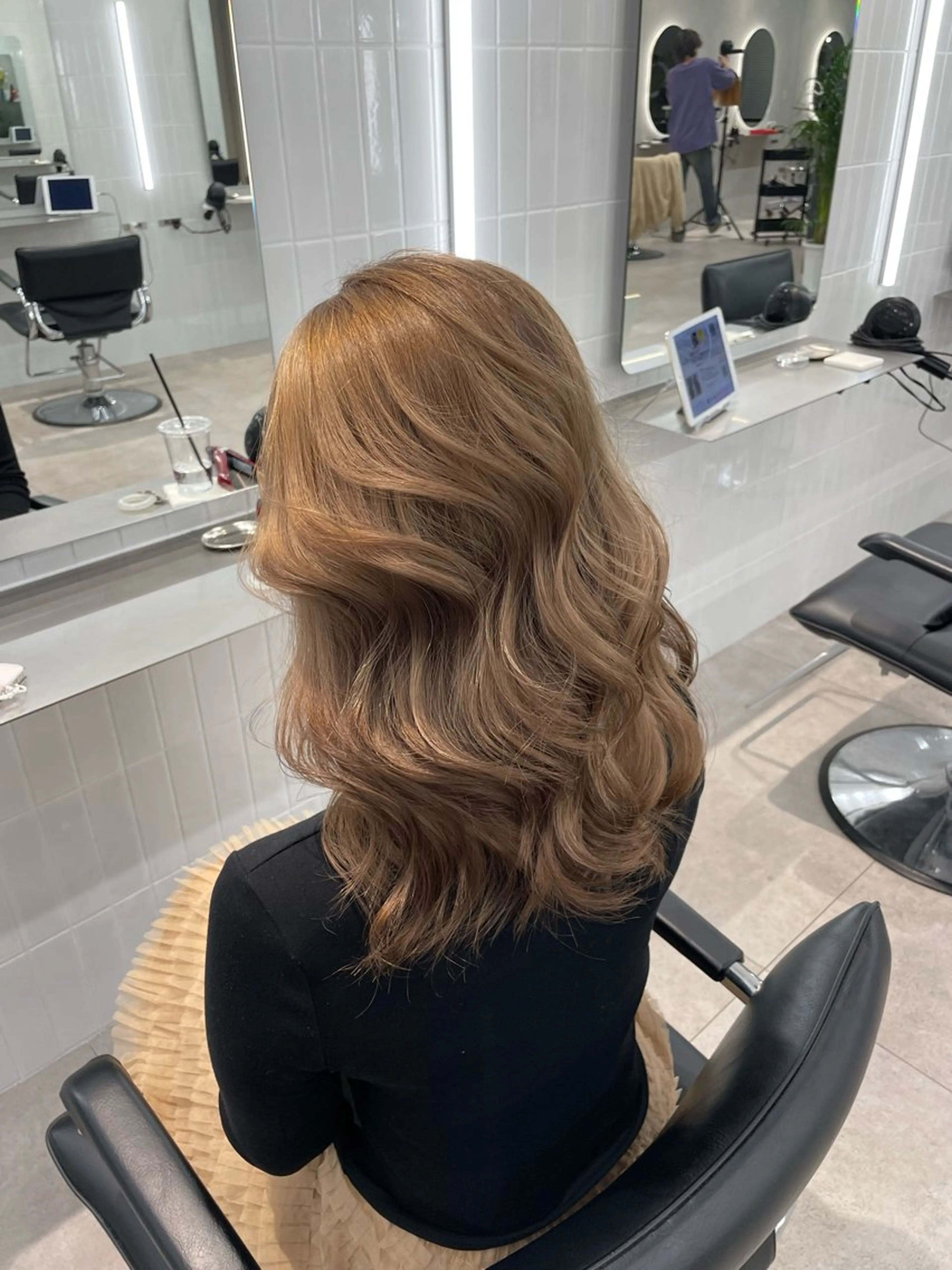 セミロング カラー ヘアアレンジ ショート/ボブ/似 合わせ/顔周りカットのヘアスタイル