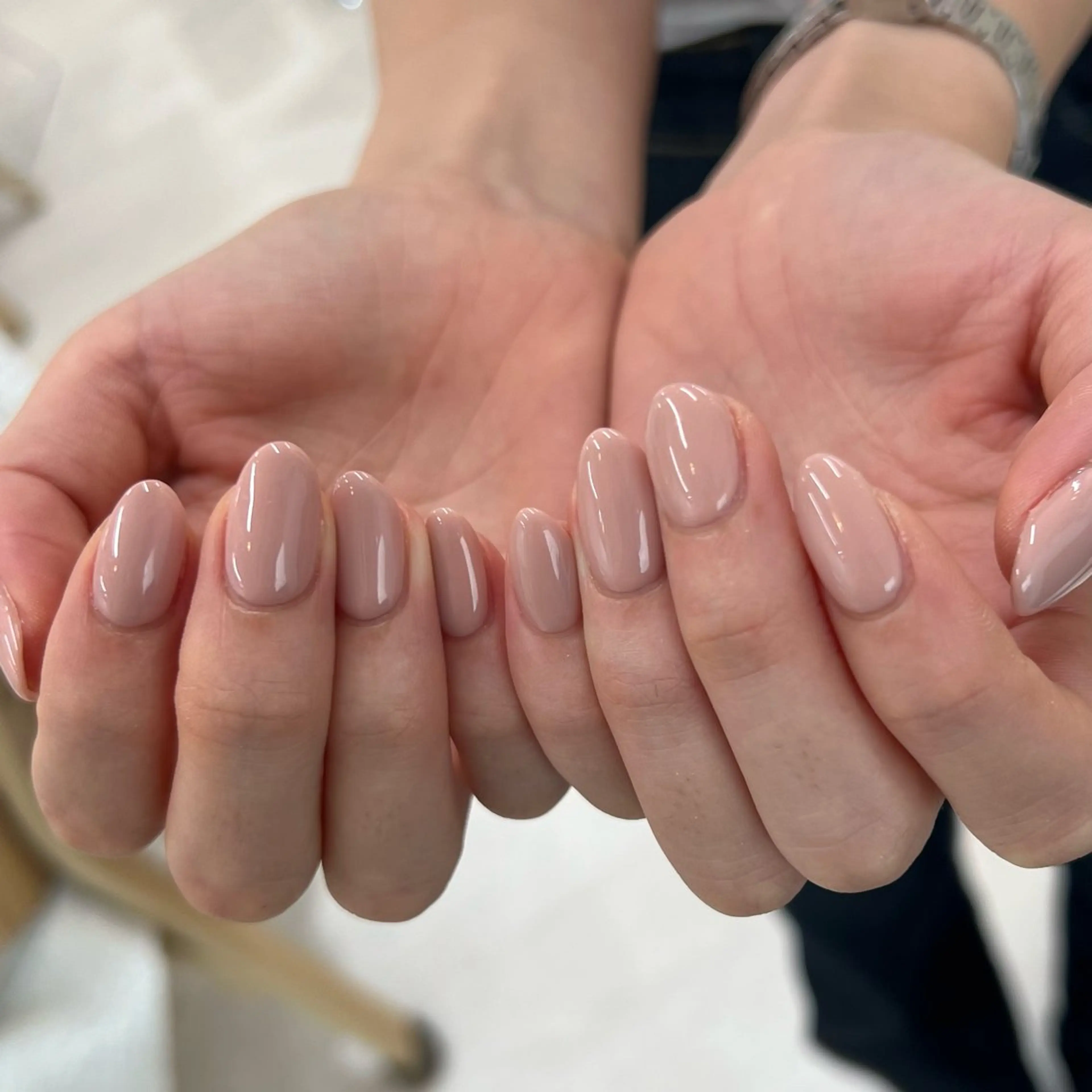 ネイル オフィスネイル ワンカラーネイル シンプルネイル BellFlower Akane.Momoのネイルデザイン