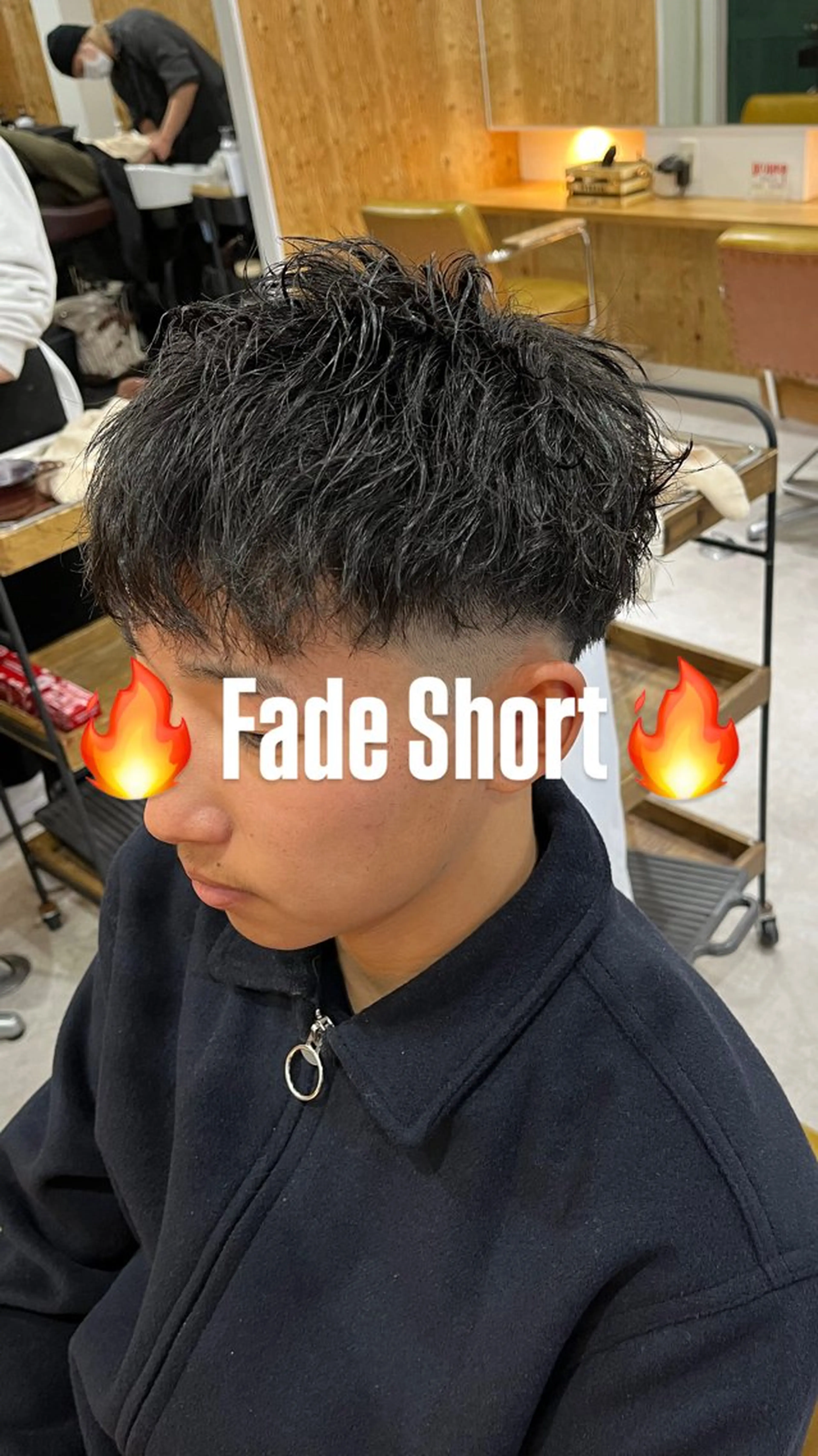 メンズ フェードカット カット 【メンズパーマ専門】 質感職人/牧野成瀬のヘアスタイル