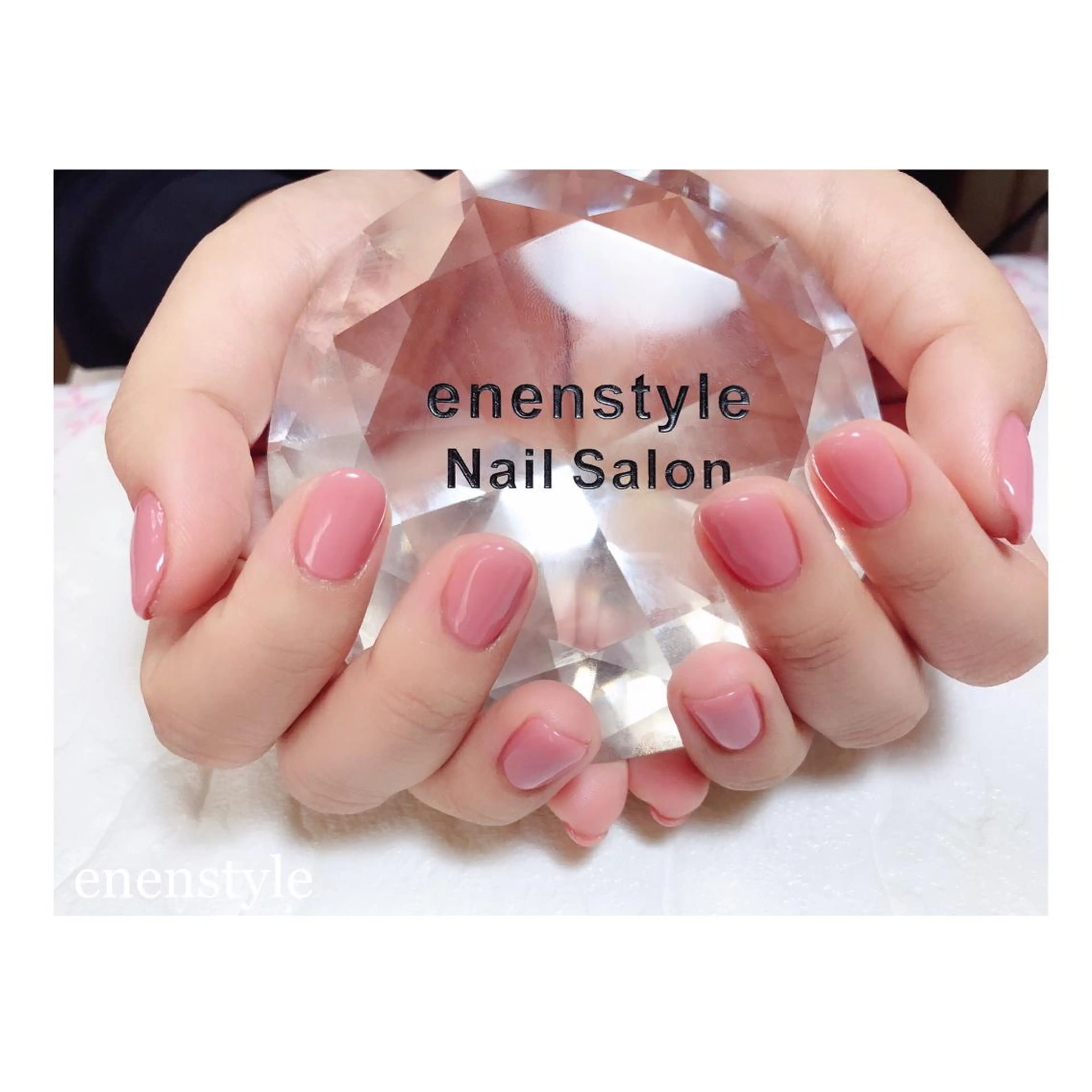 ショート ネイル ジェルネイル オフィスネイル ワンカラーネイル ピンク ピンクベージュ 👑enen style👑のネイルデザイン