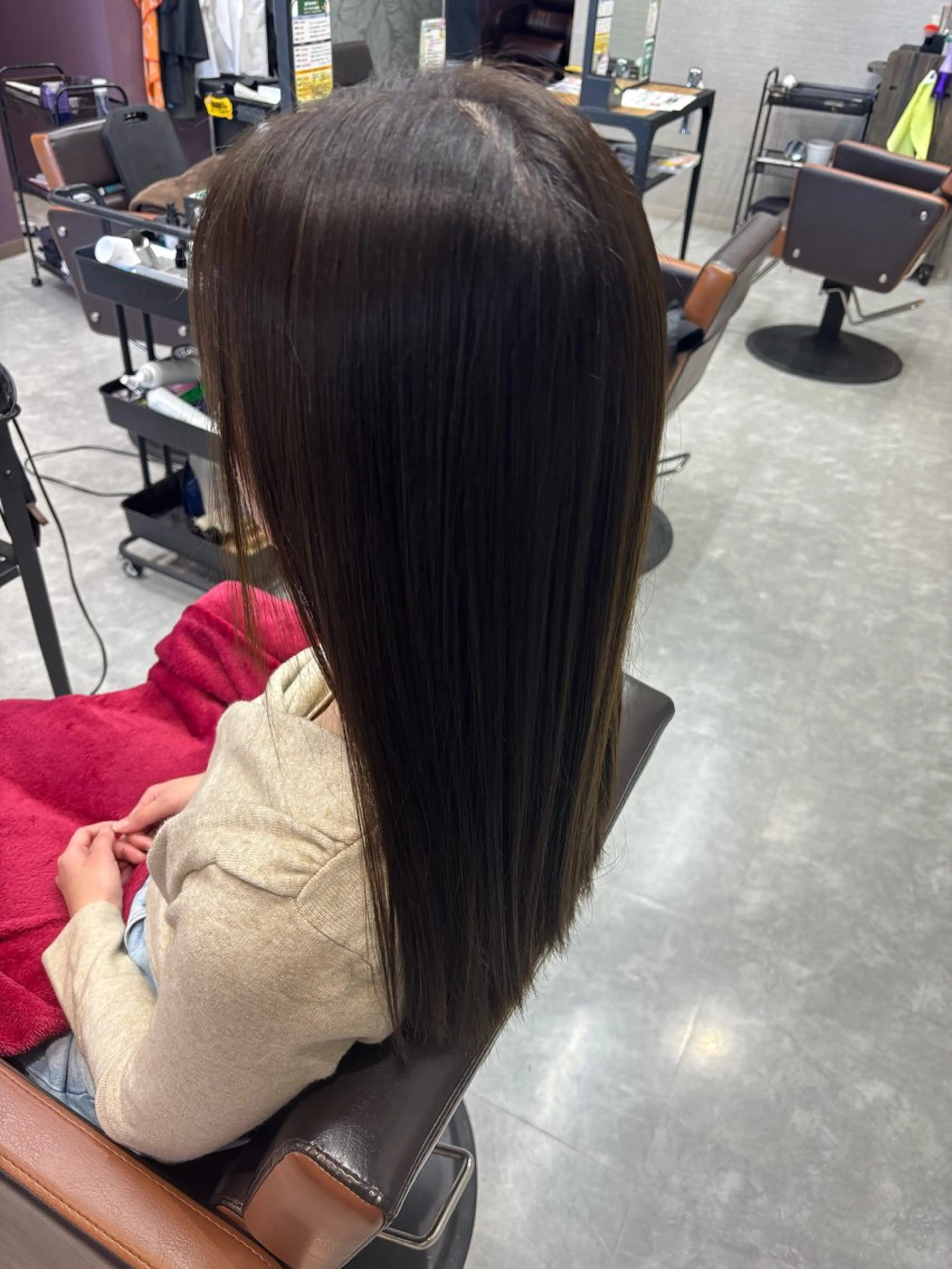 ロング カラー kamibito香芝 marina🫧のヘアスタイル