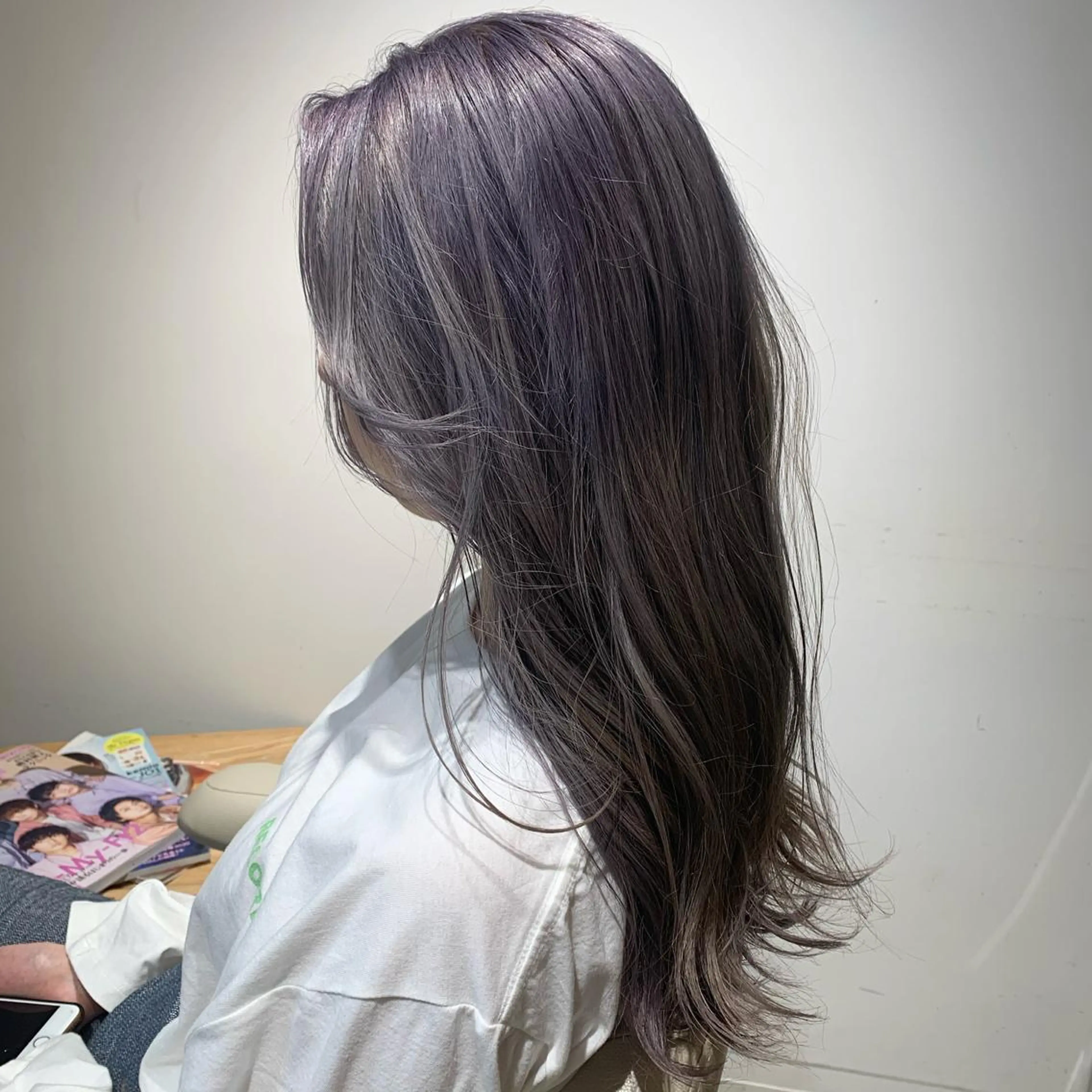 ロング カラー カット ヘアカラー 🍃marina🍃 韓国ヘア/Aujuaのヘアスタイル