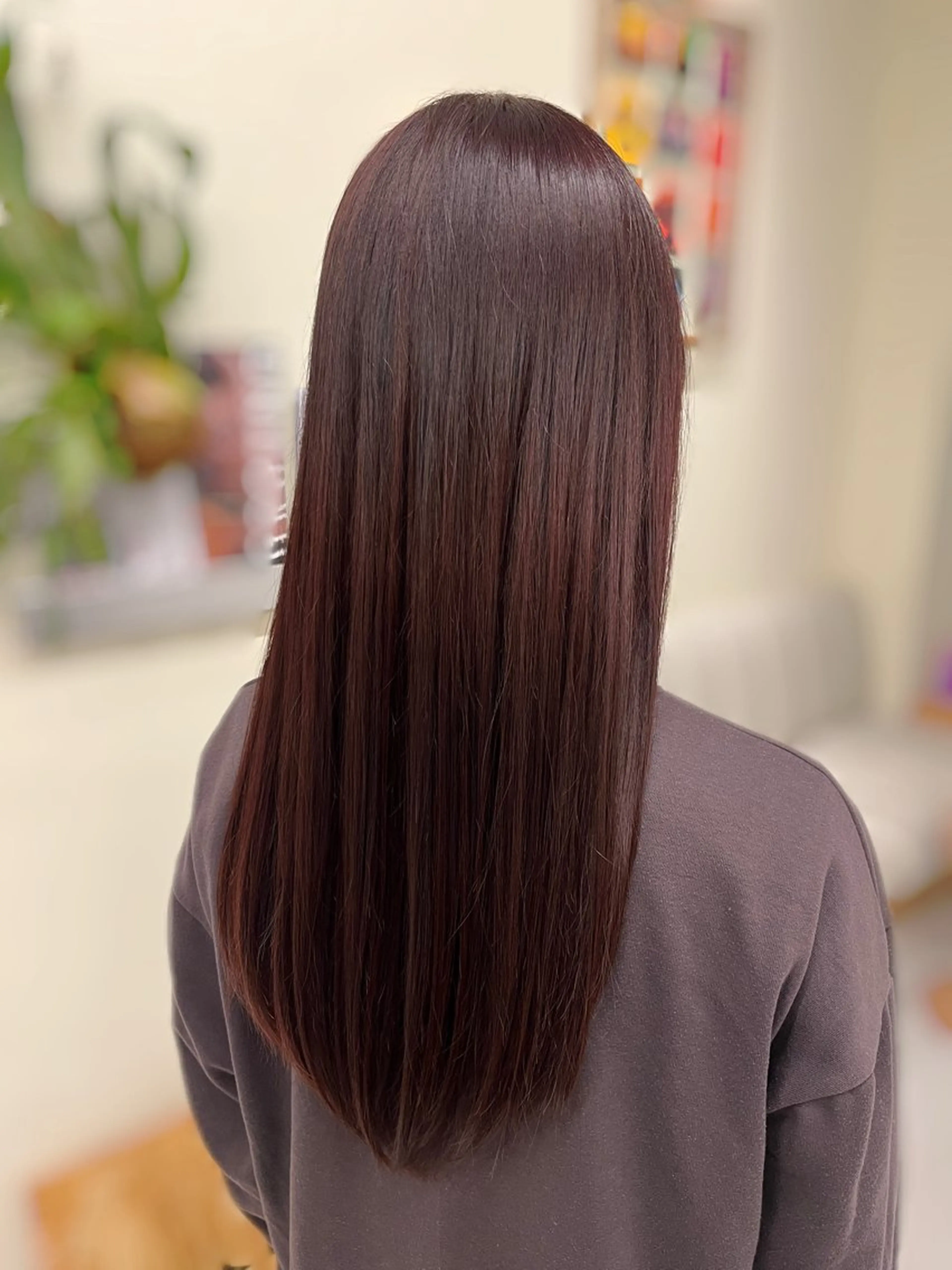 ロング カラー トリートメント カット ヘアカラー 髪質改善/縮毛矯正 艶髪🔥高杉のヘアスタイル