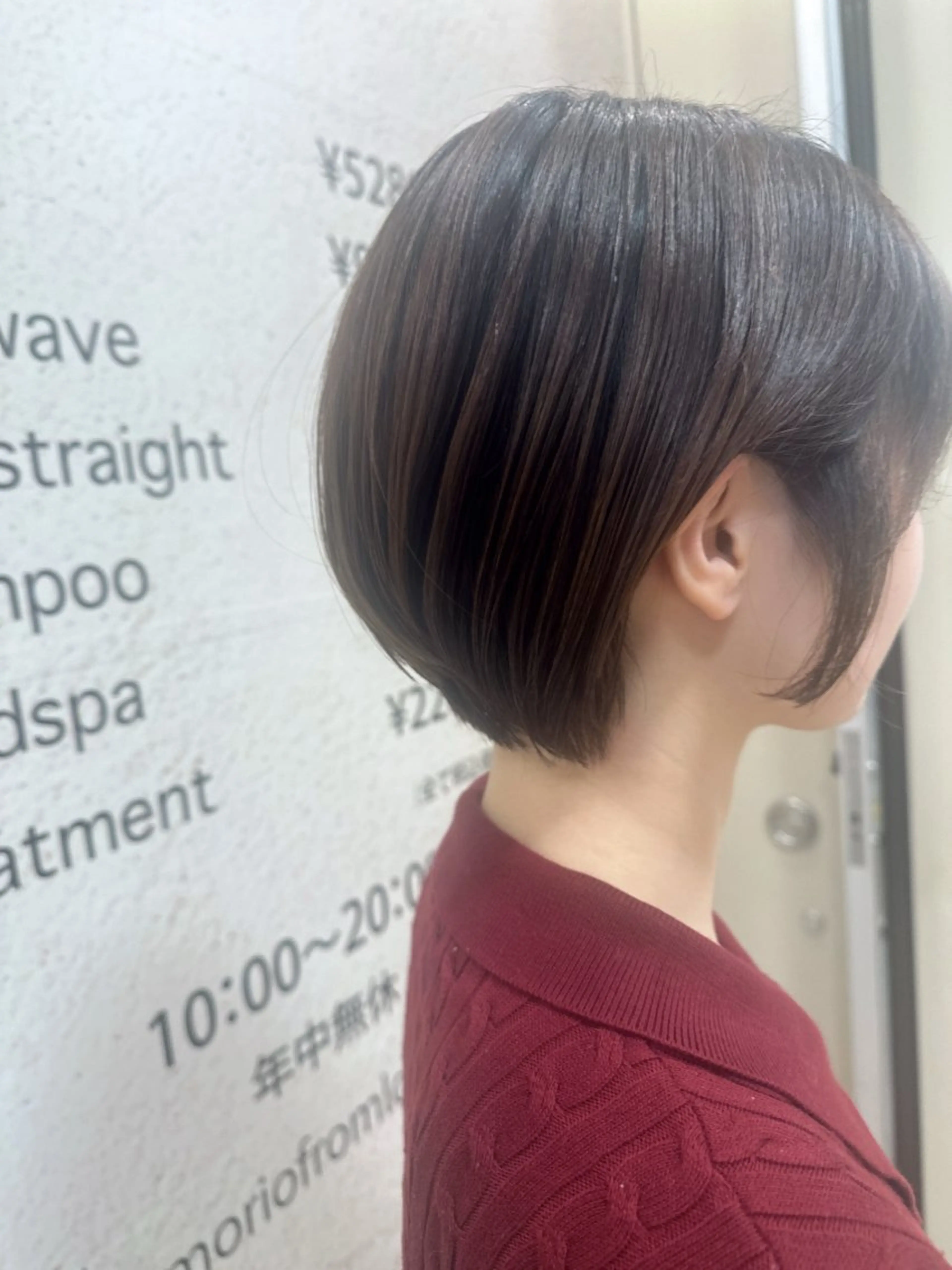 ショート ショートヘア モリオフロムロンドン所属・札幌カットモデル/ ショートカット/富田のヘアスタイル