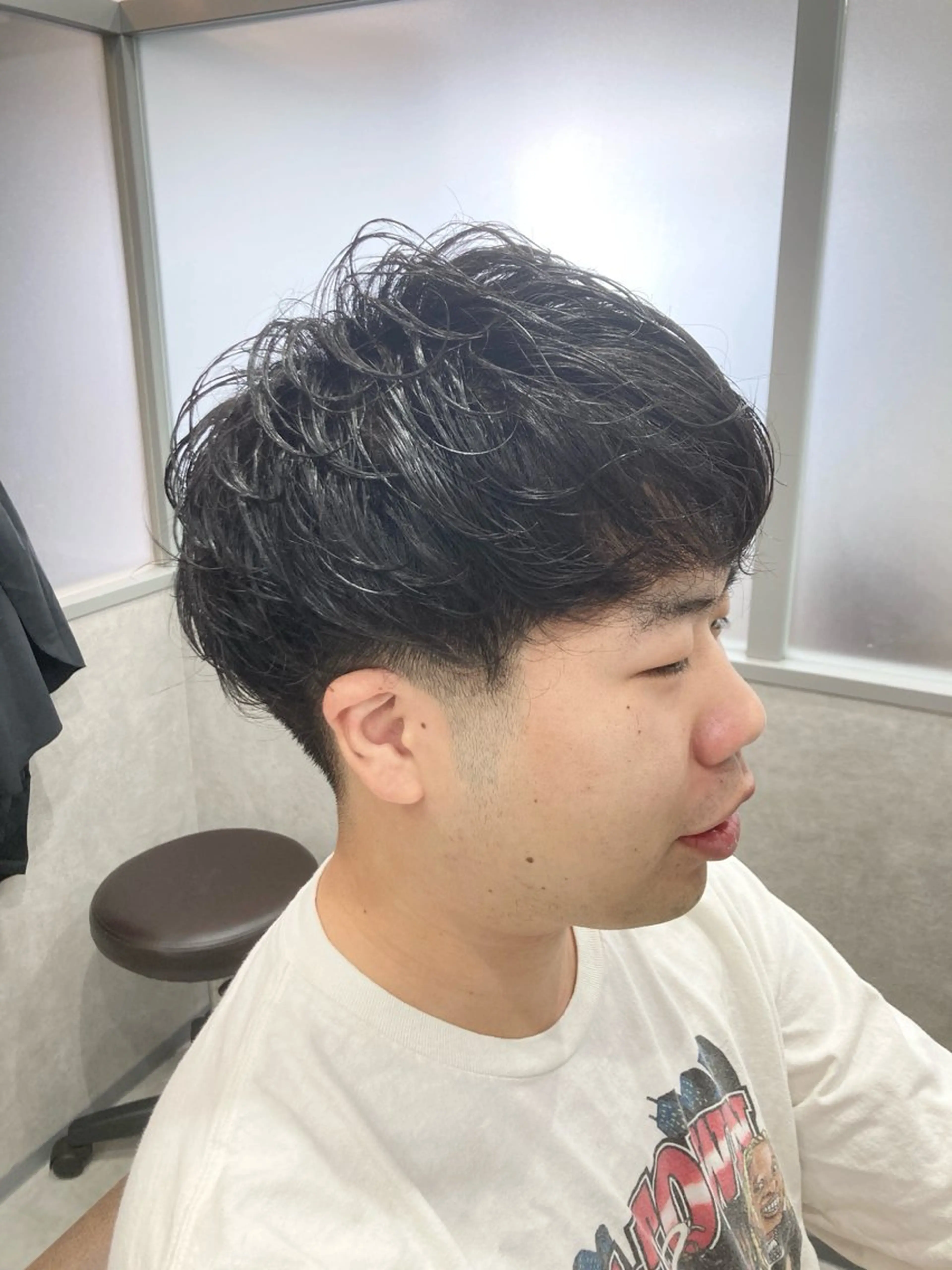 ショート パーマ メンズ メンズパーマ カット パーマ パーマ職人 矢部絢一のヘアスタイル