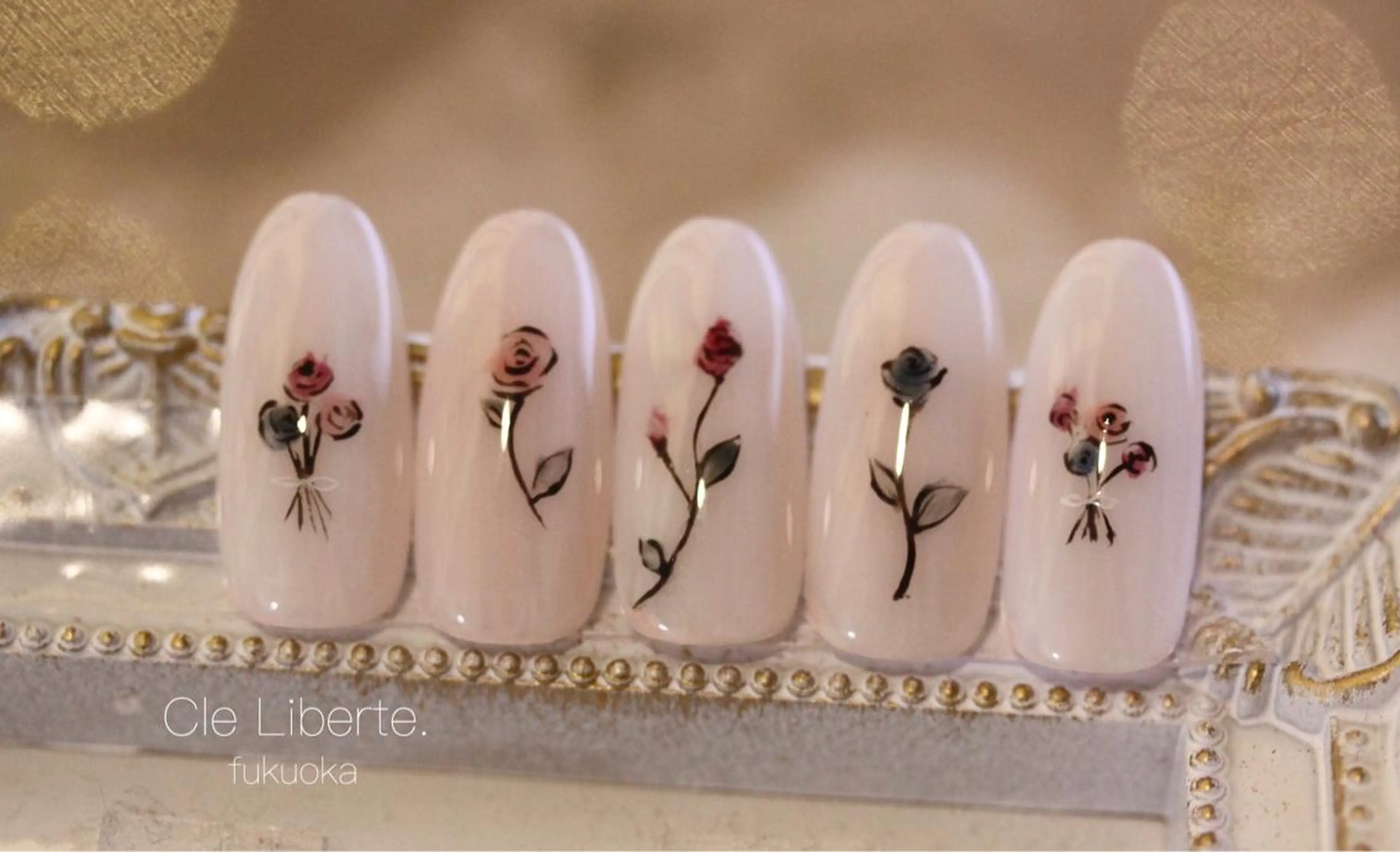 ネイル 春ネイル Elio所属・Elio 国泰寺のネイルデザイン