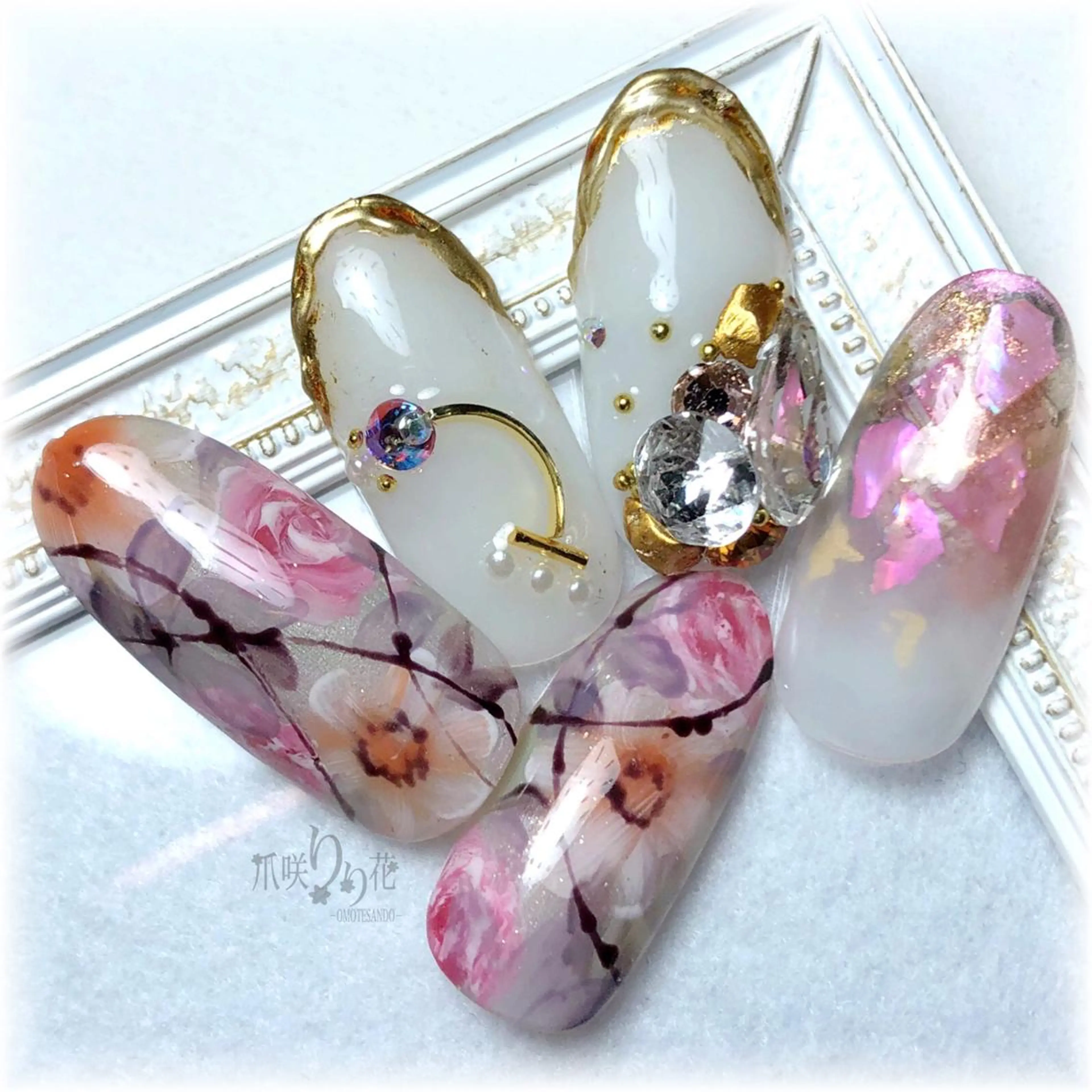 ネイル ハンドネイル ハンドケア 爪咲 りり花のネイルデザイン