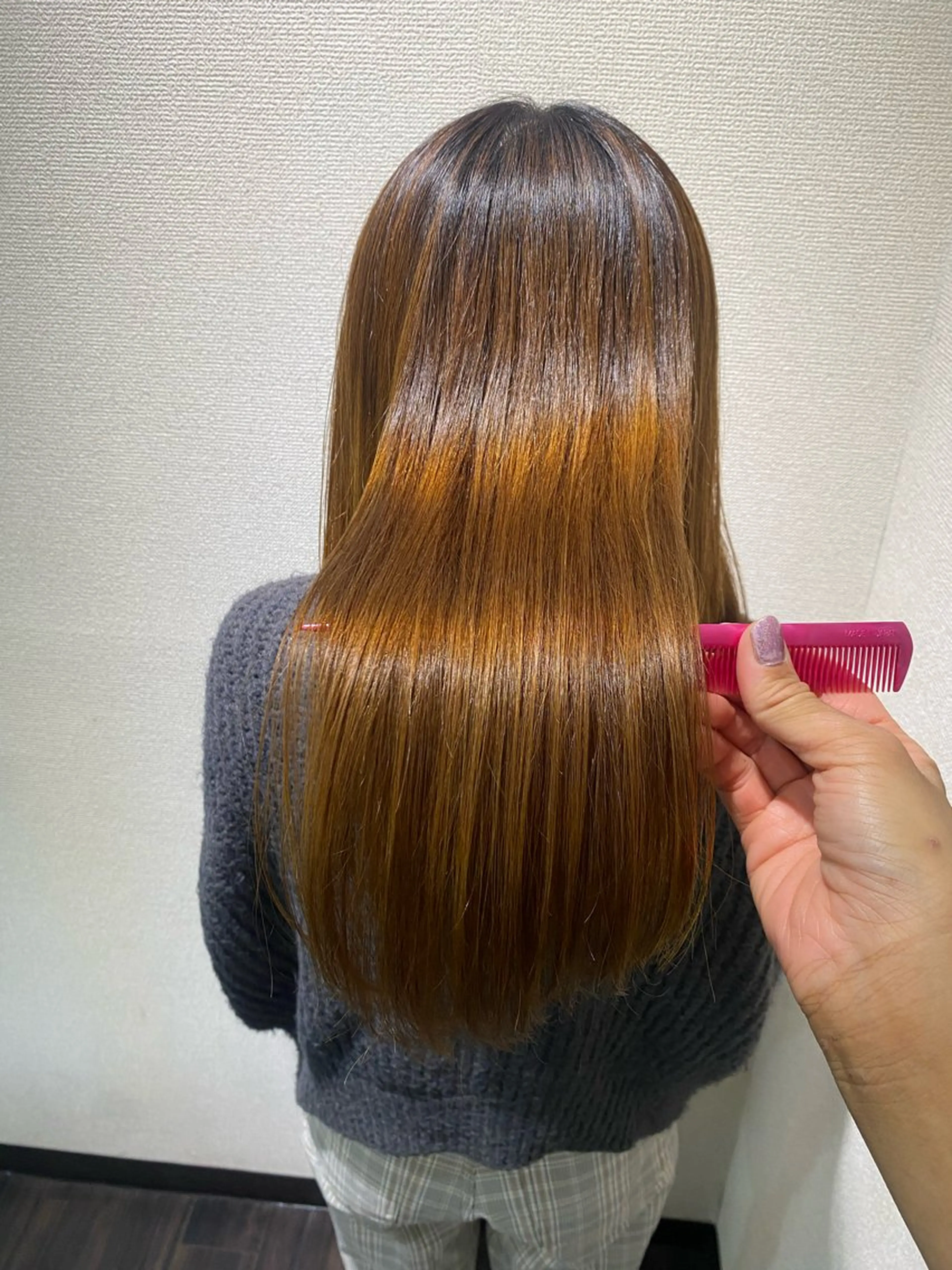 セミロング 縮毛矯正 美容室Limb所属・髪質改善/縮毛/小林 水葵のヘアスタイル