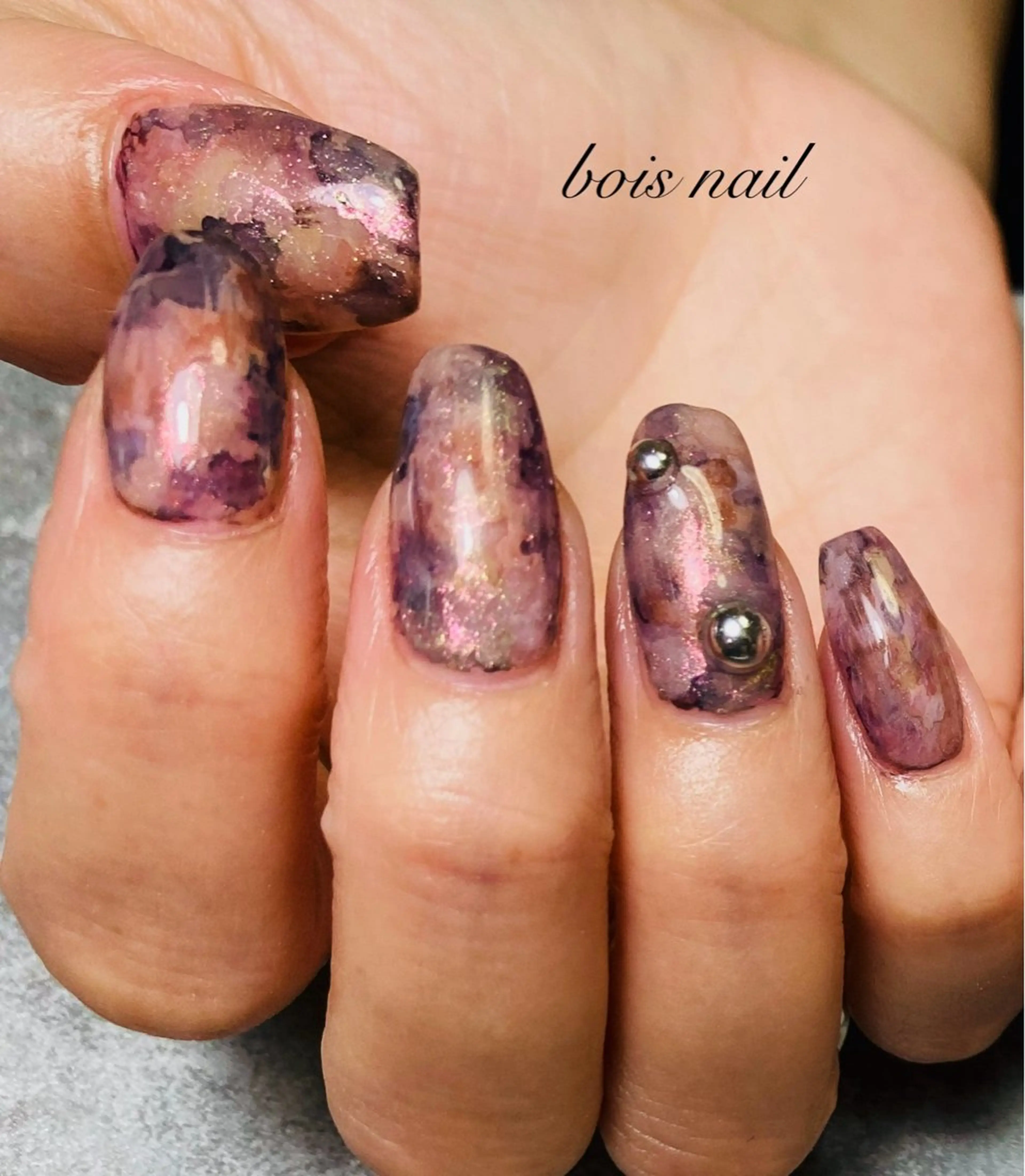 ネイル ハンドネイル bois nail ボワネイル北巽のネイルデザイン