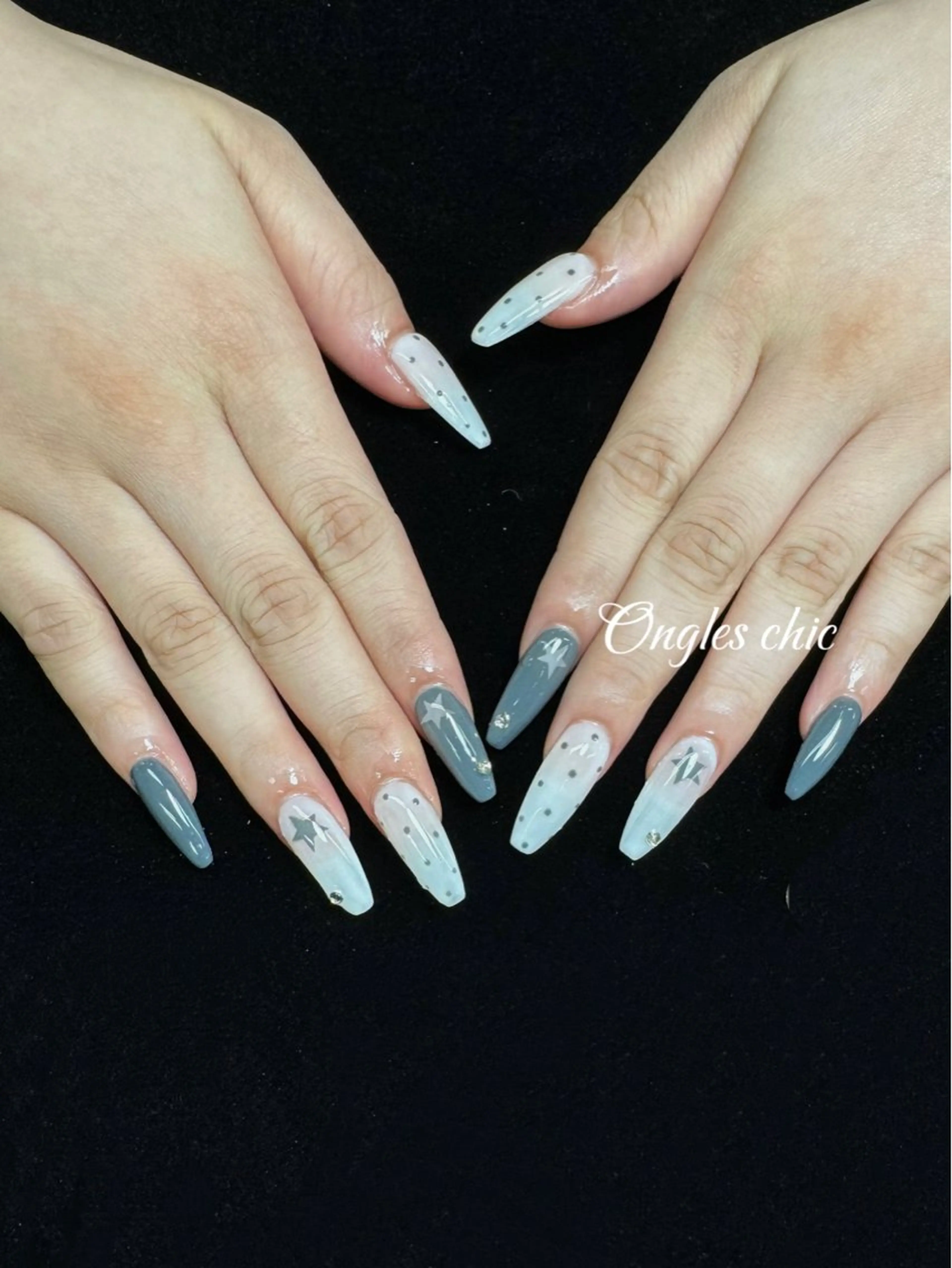 ネイル ハンドネイル ongles chicのネイルデザイン