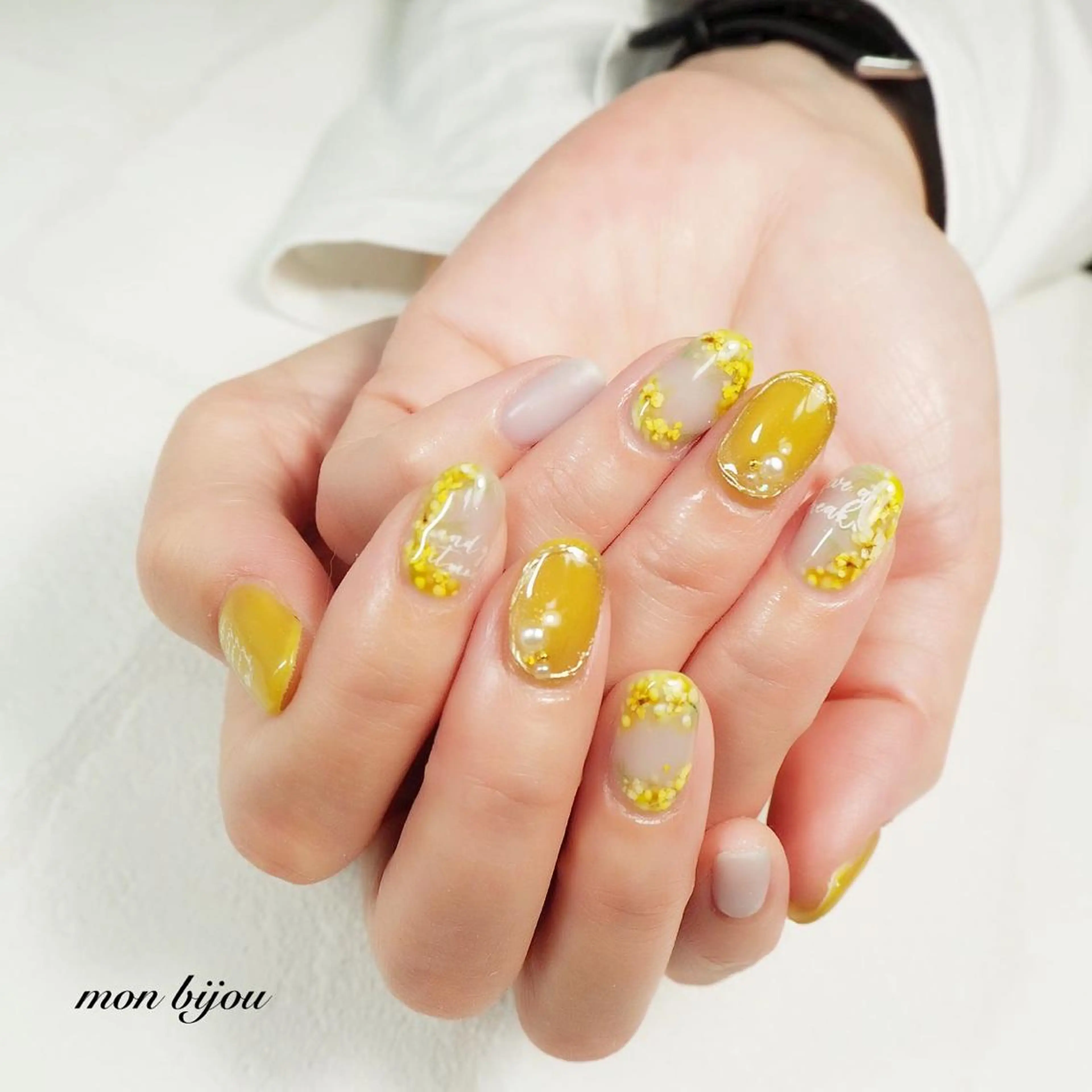 ネイル ハンドネイル ハンドケア mon bijou 坪井のネイルデザイン