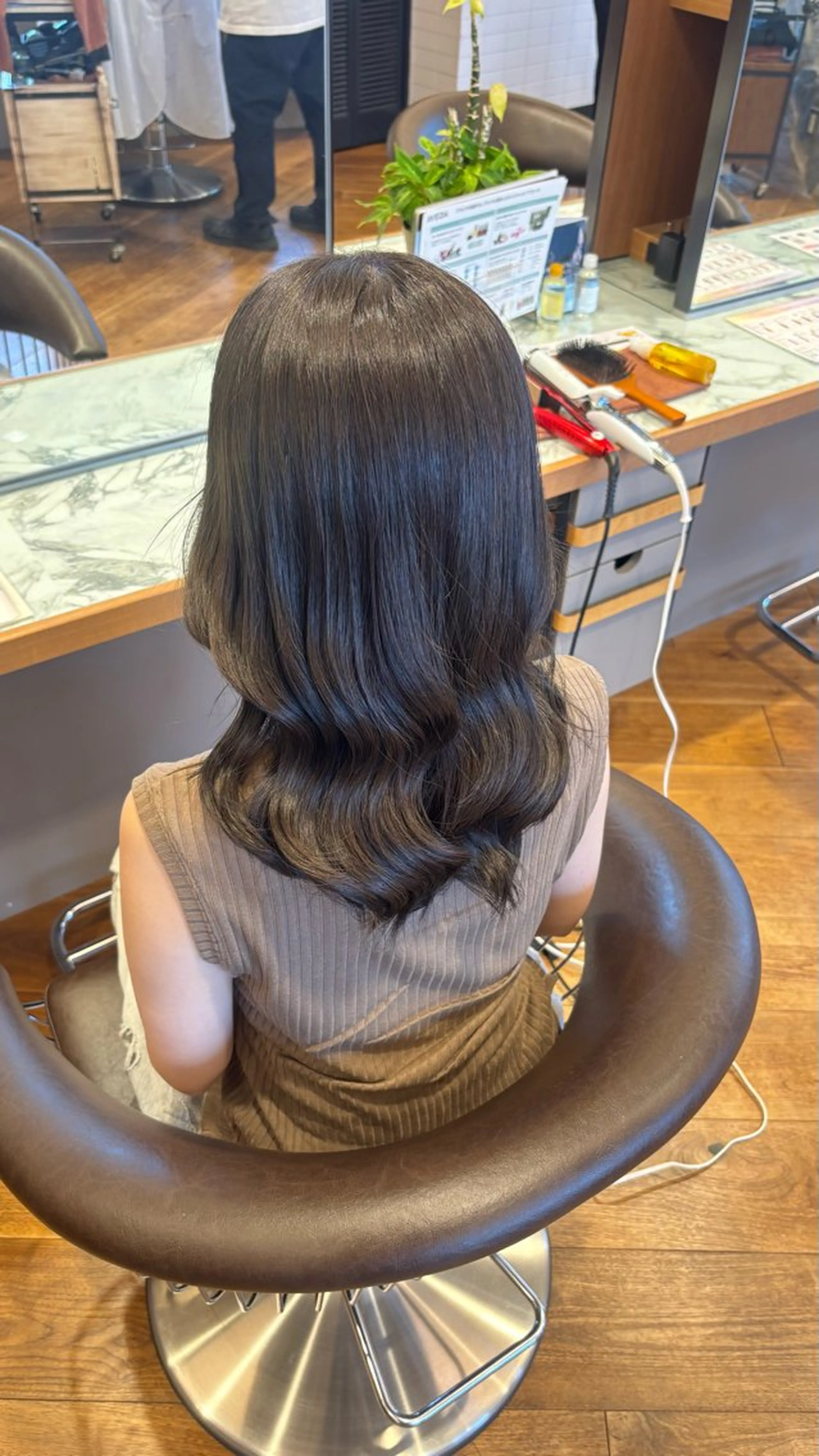 【シャンプーブロー付き🫧‪】🌱透明感艶カラー🌱の写真