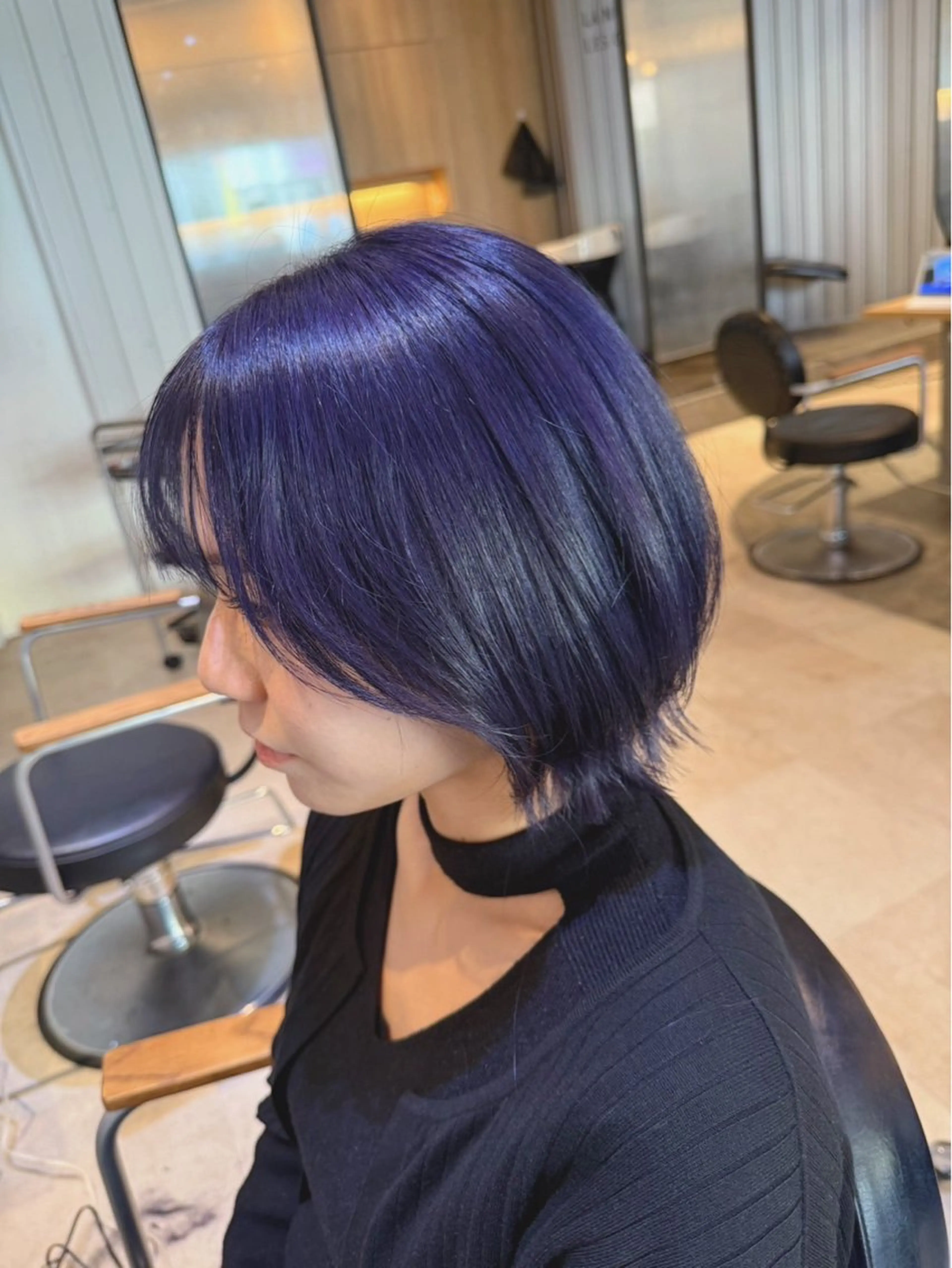 ミディアム カラー ヘアアレンジ 髪質改善＆トリートメント over hair所沢店所属・韓国風/レイヤー/ 𝑵𝒂𝒏𝒂🩶のヘアスタイル