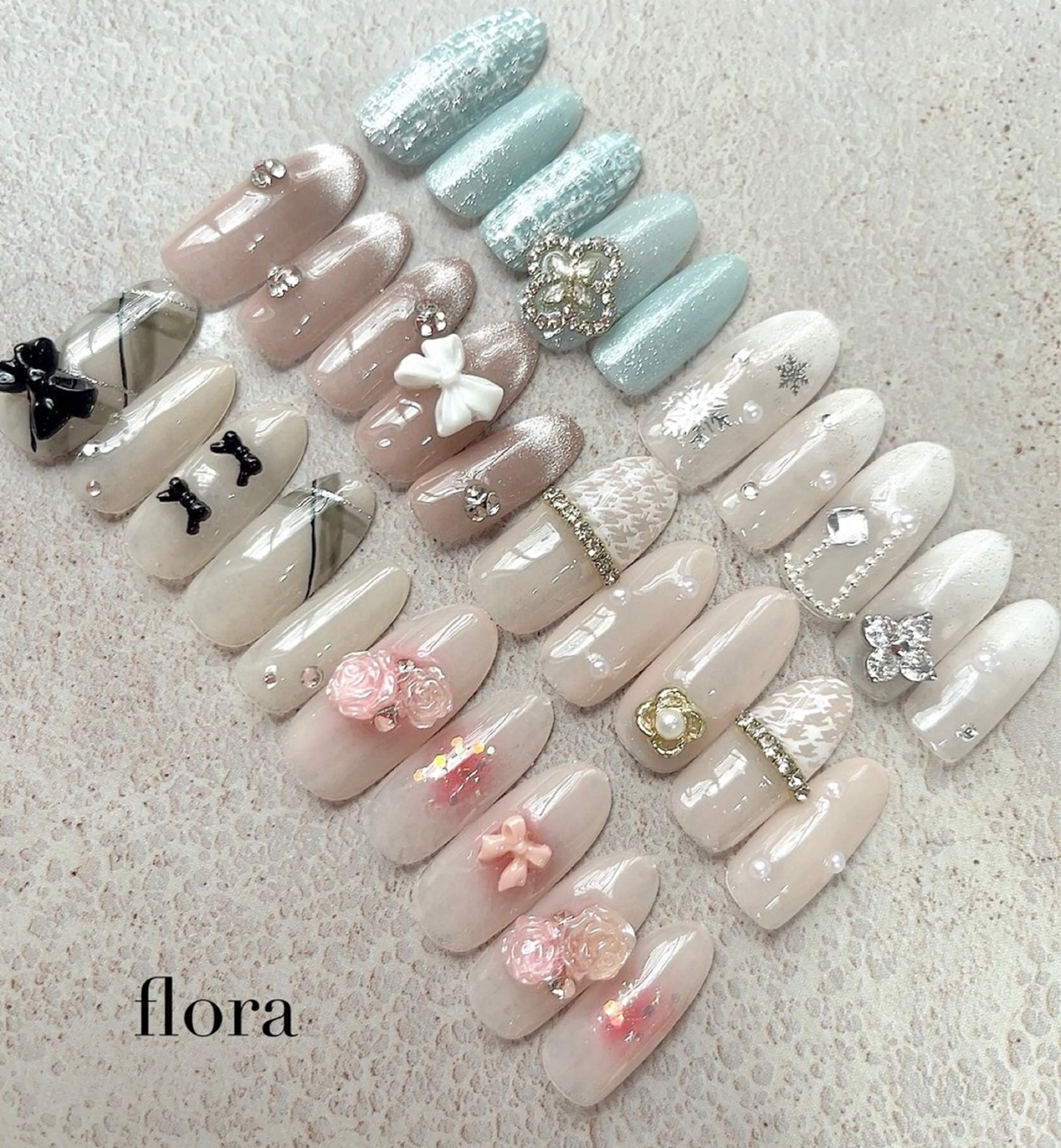 韓国系パーツネイル【8450円】の写真