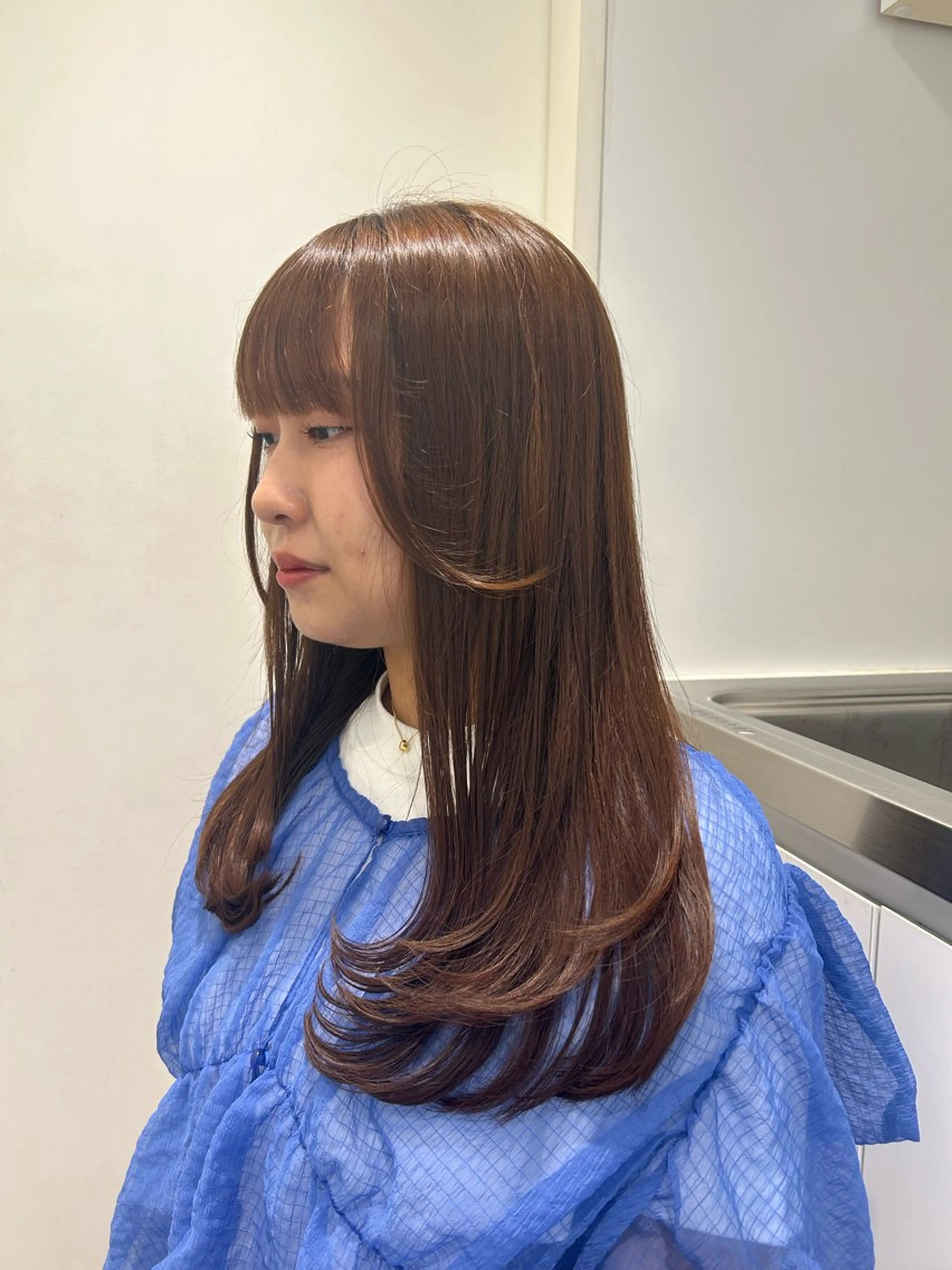 ロング 吉田 愛花のヘアスタイル