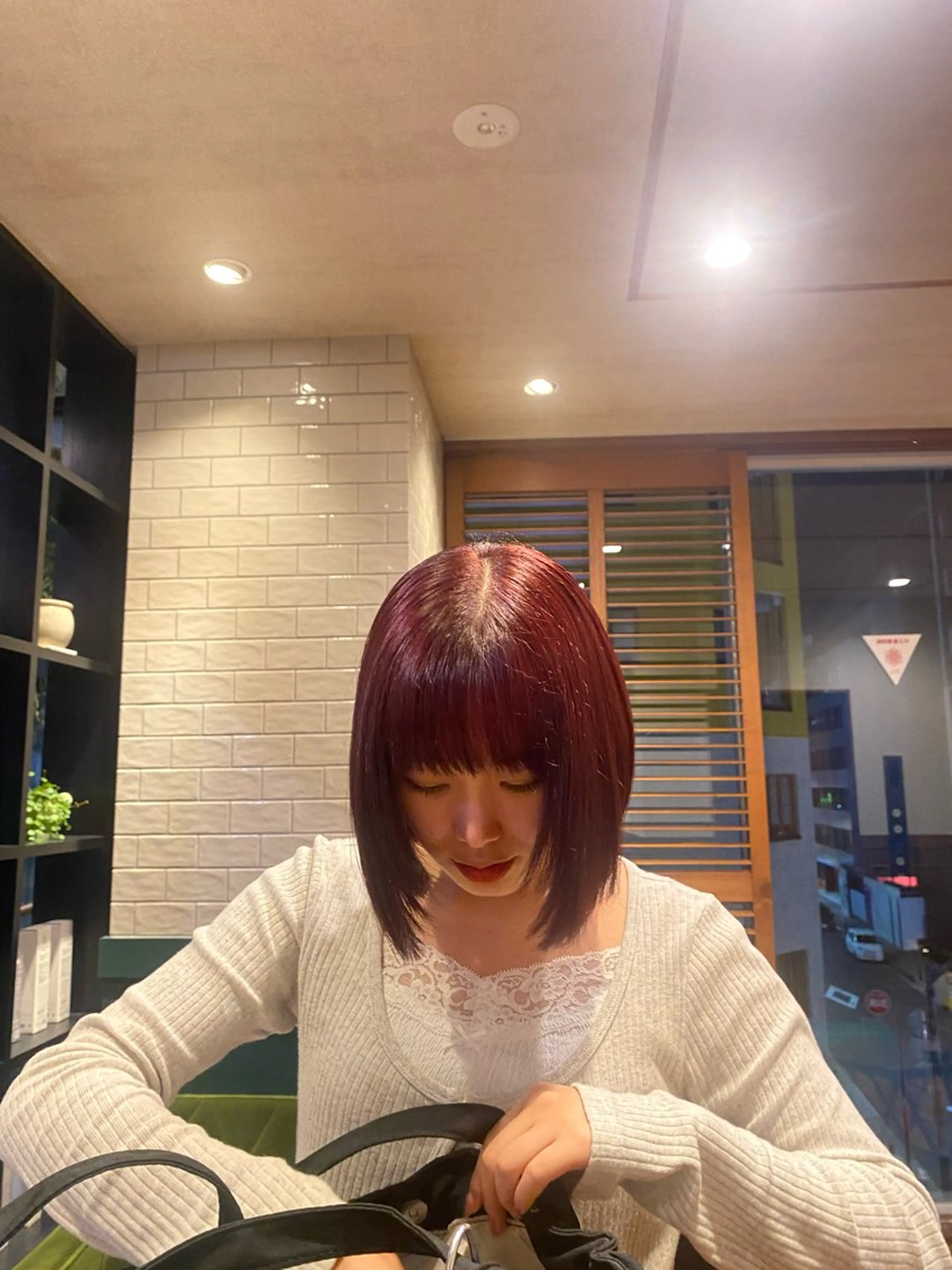 ミディアム カラー メンズカット募集中 いわたもえのヘアスタイル