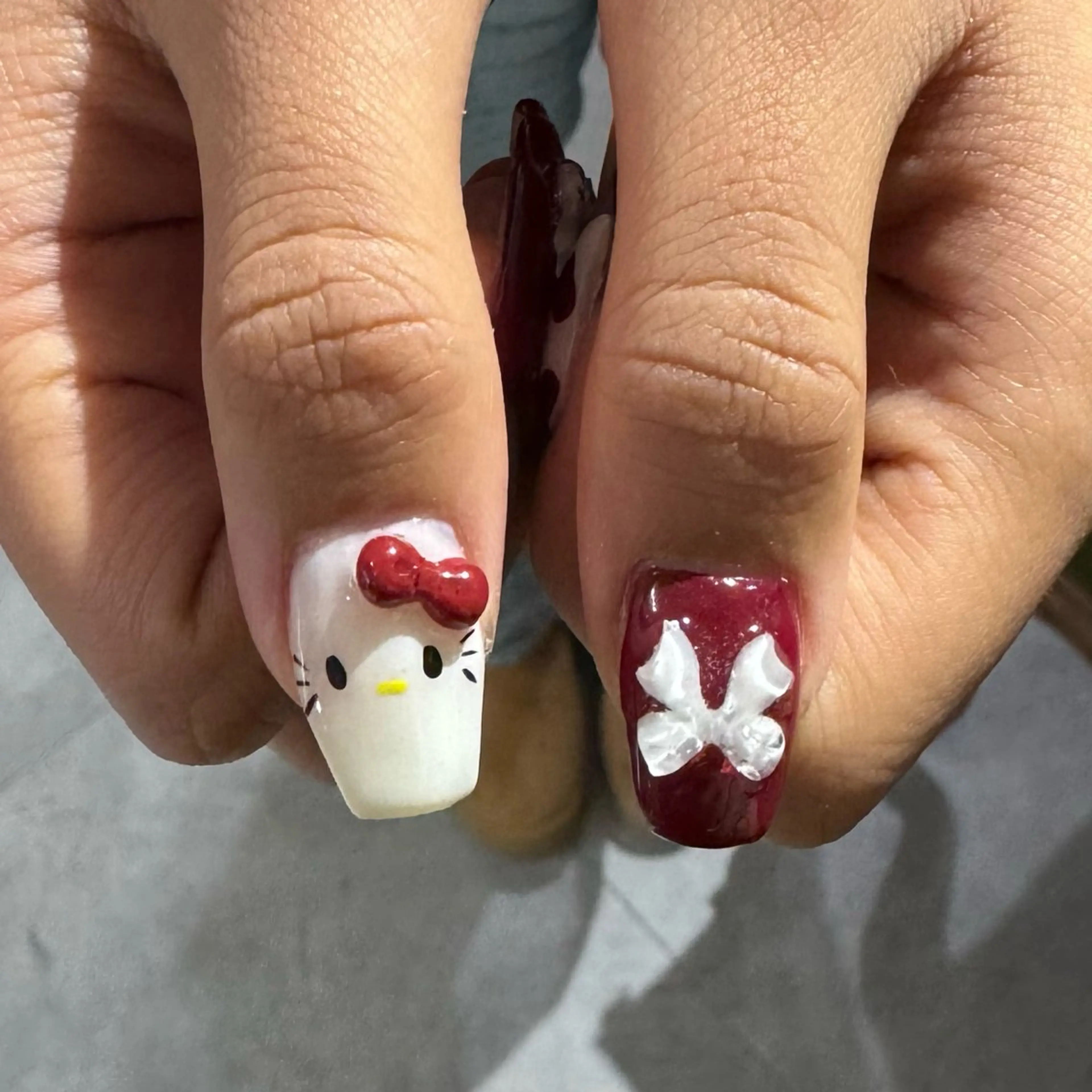 ミディアム 小川 柚香のネイルデザイン