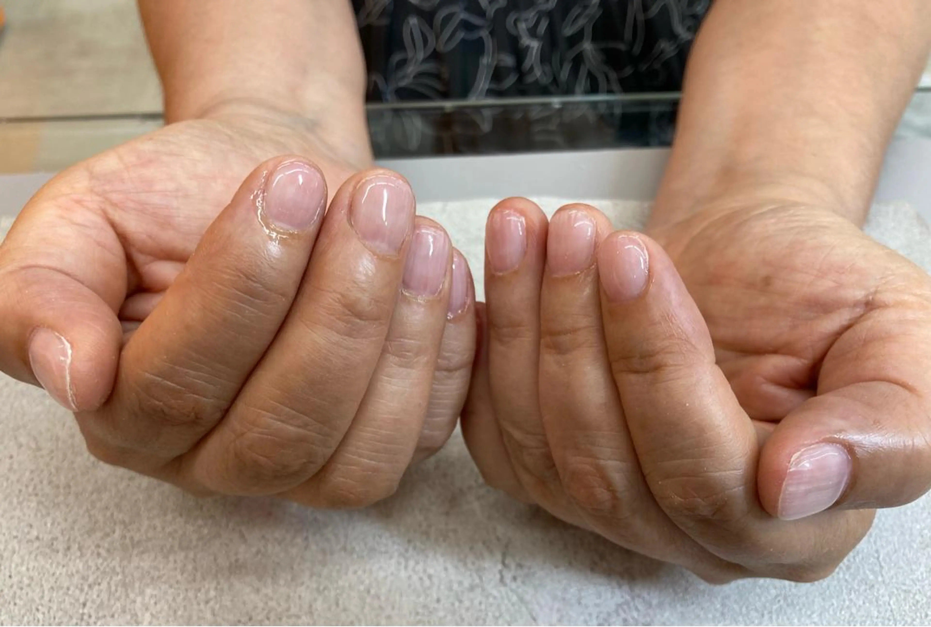 ネイル クリアネイル Maple所属・Maple saronのネイルデザイン