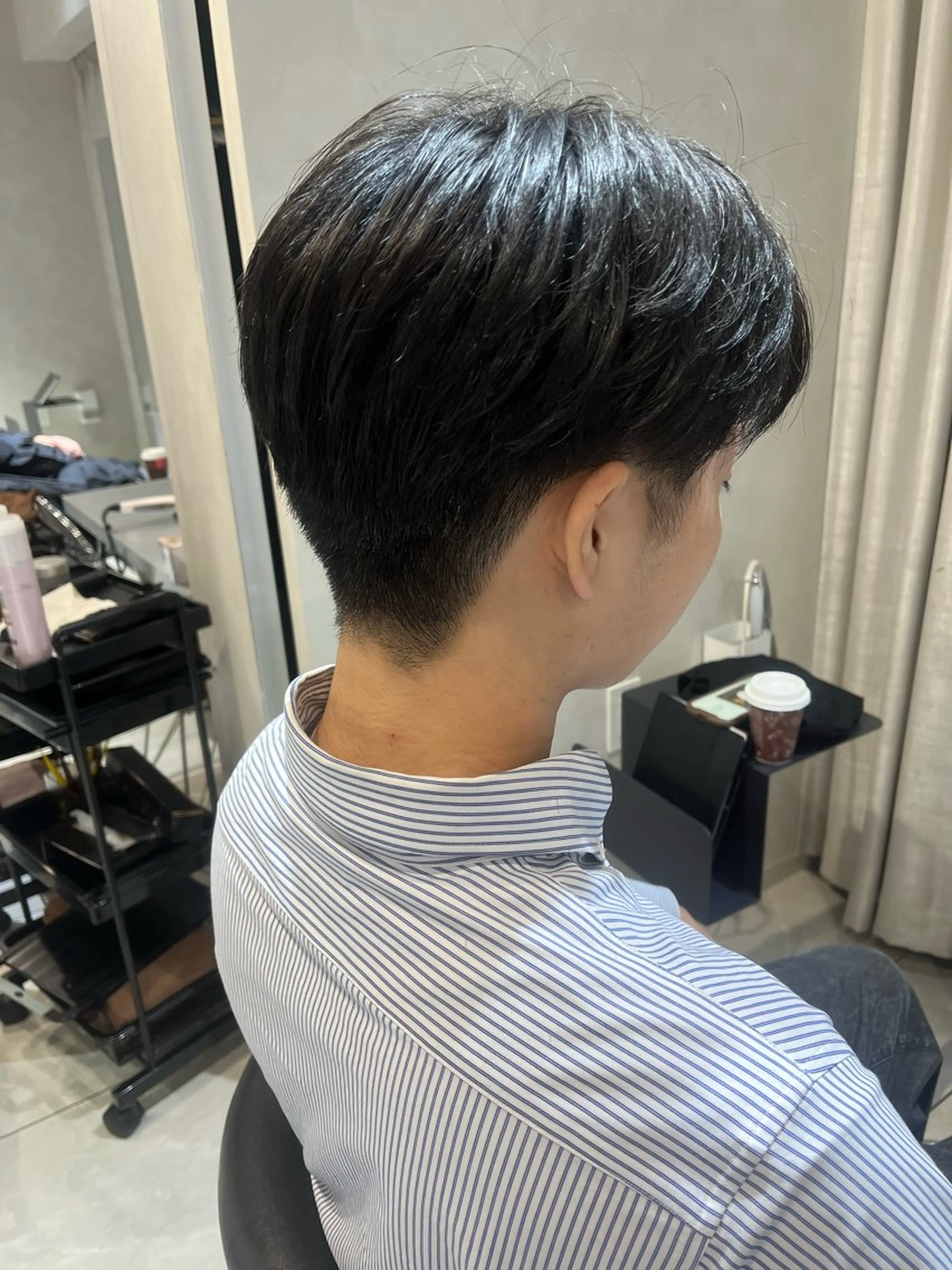 メンズ カット メンズセンターパート 🇰🇷wakanaのヘアスタイル