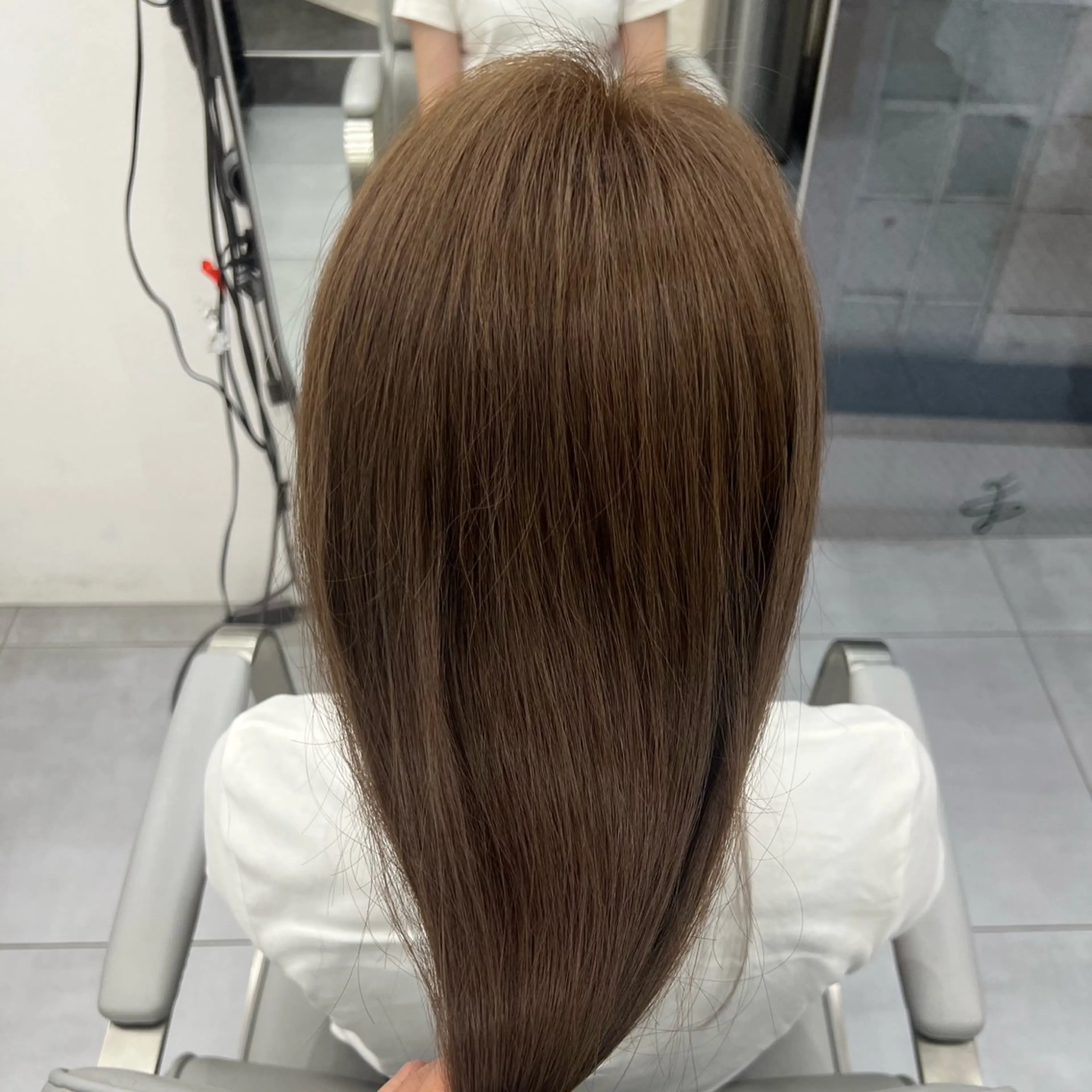 セミロング カット ヘアカラー トリートメント 韓国/顔周り/透明感 /レイヤー/ひなたのヘアスタイル