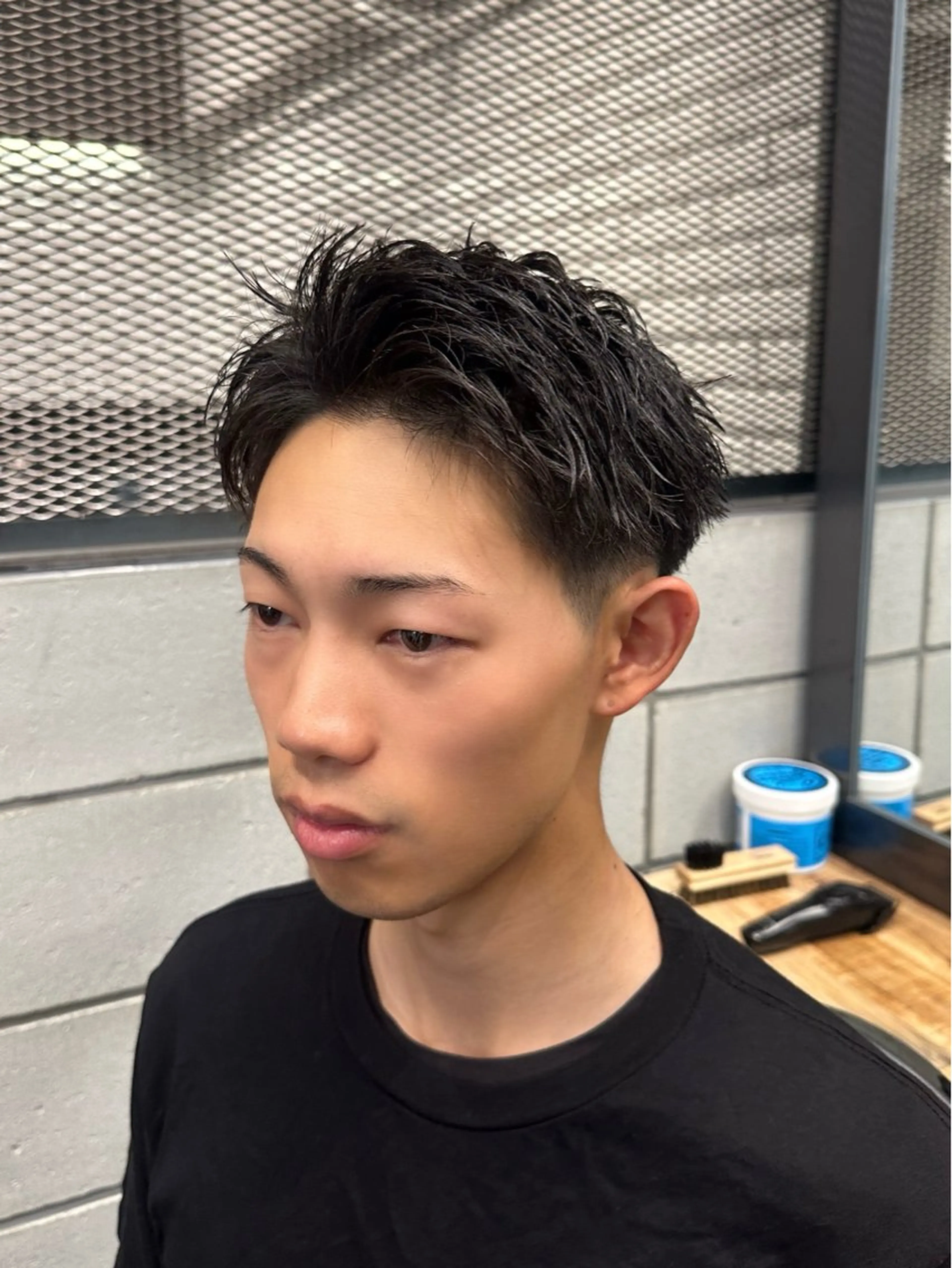 ショート メンズ ショートヘア ツイスパ/メンズ パーマ/歩夢のヘアスタイル