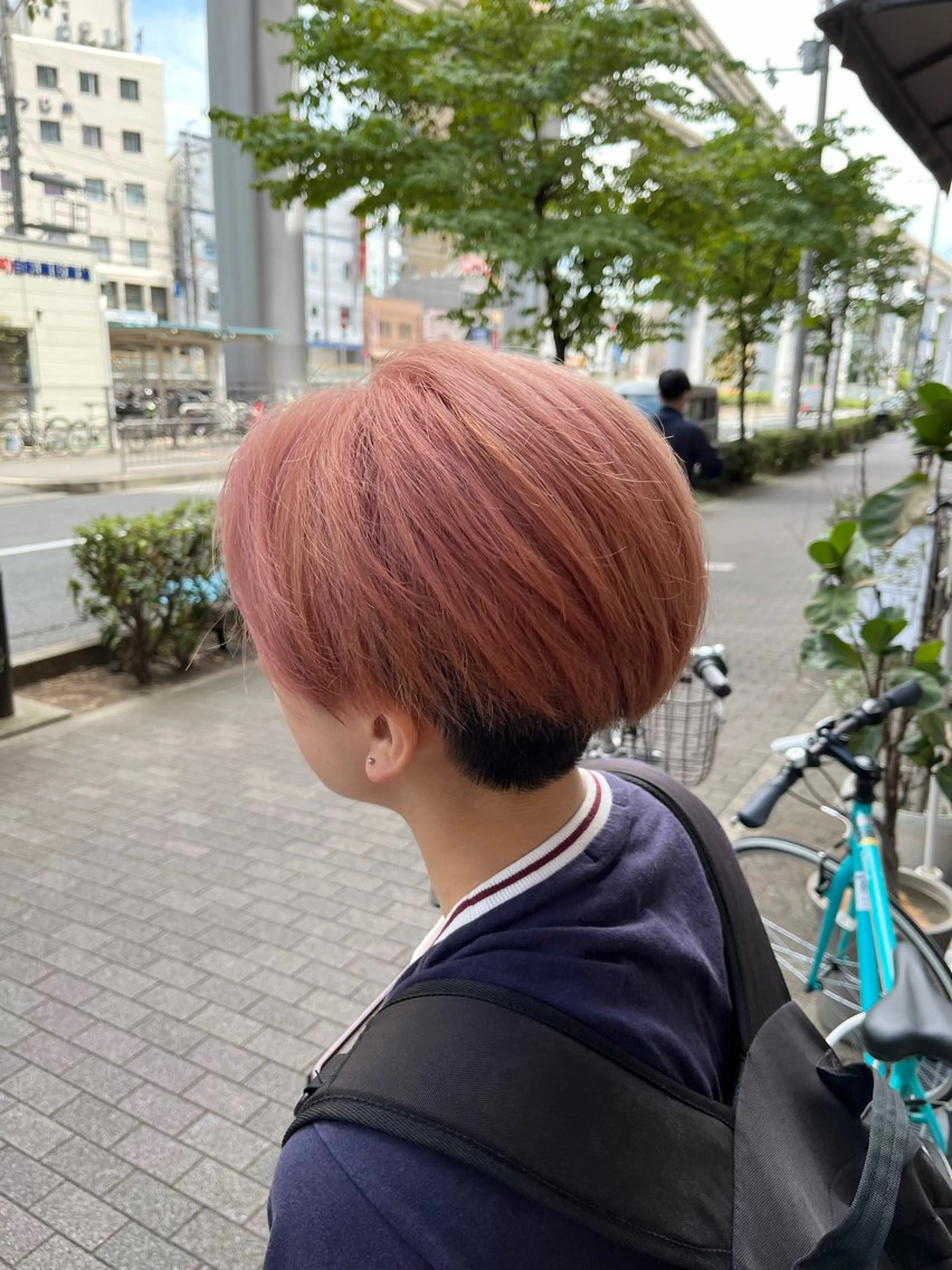 カラー ベージュカラー ブリーチ ピンクカラー ピンクベージュ ヘアカラー LuLuca Hair Salon所属・蛍池/撮影モデル/ カノンのヘアスタイル