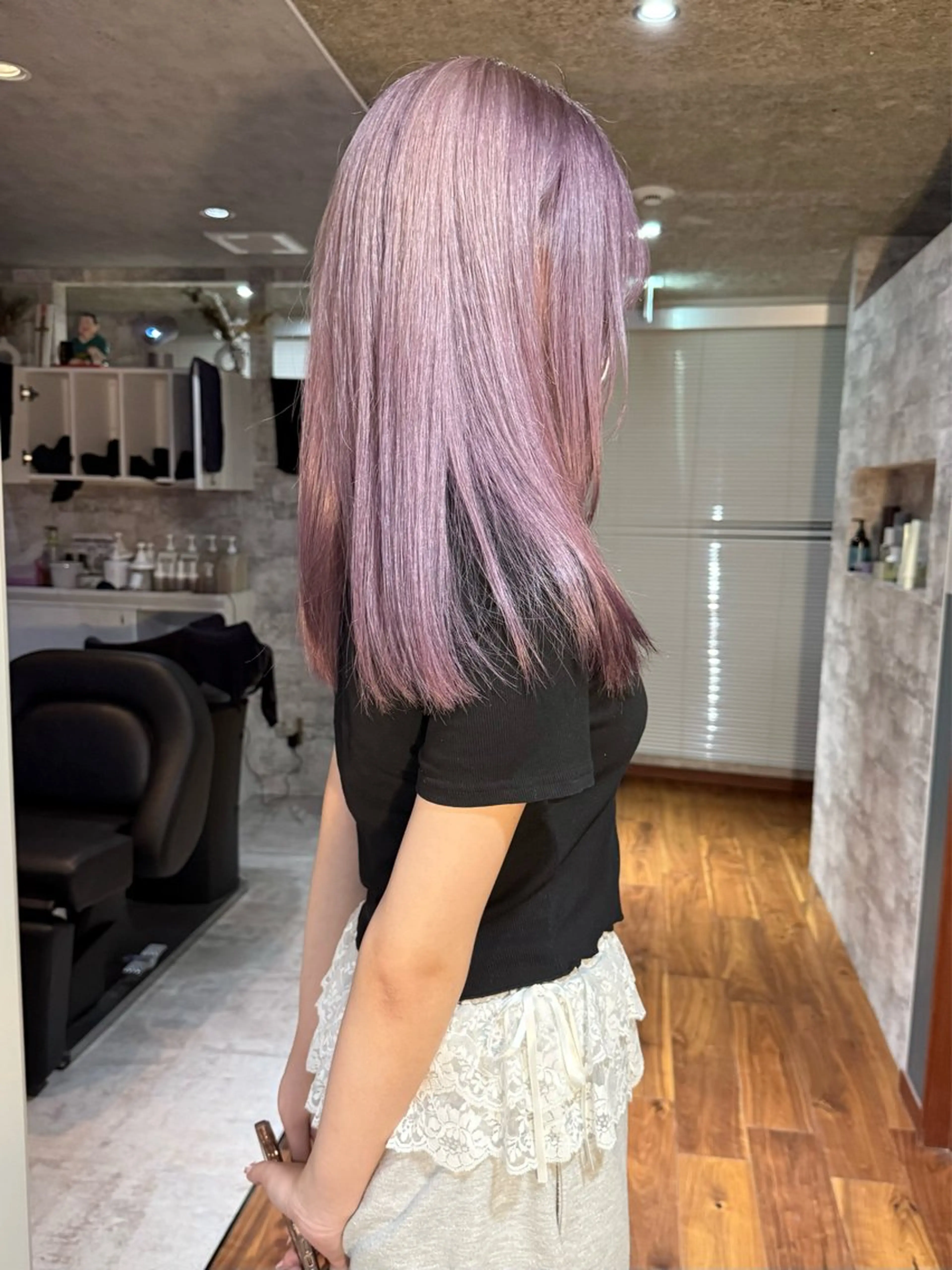 ミディアム カラー カット ヘアカラー トリートメント mai / linoah˚✧のヘアスタイル