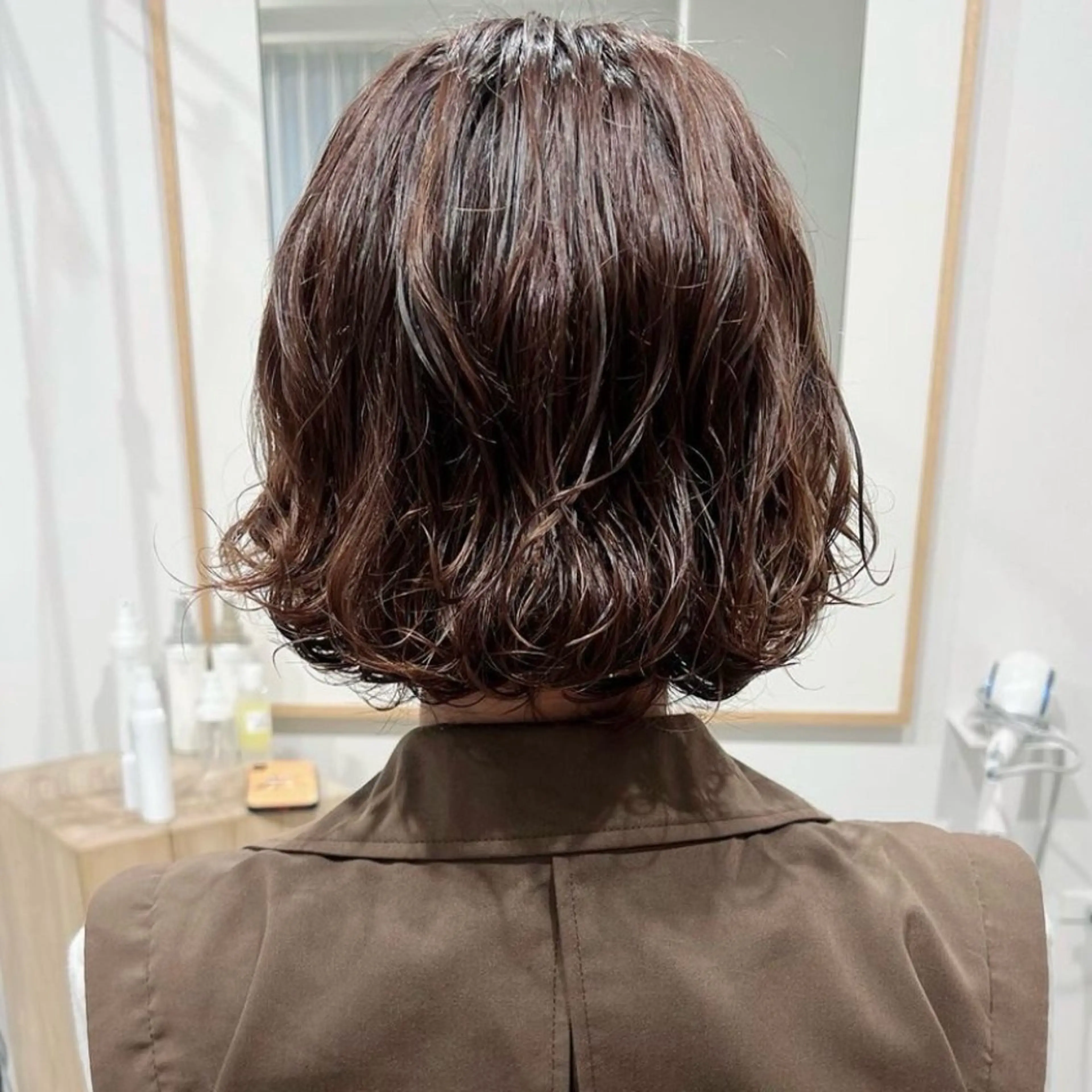 ミディアム 韓国レイヤー/ショー ト/nodokaのヘアスタイル