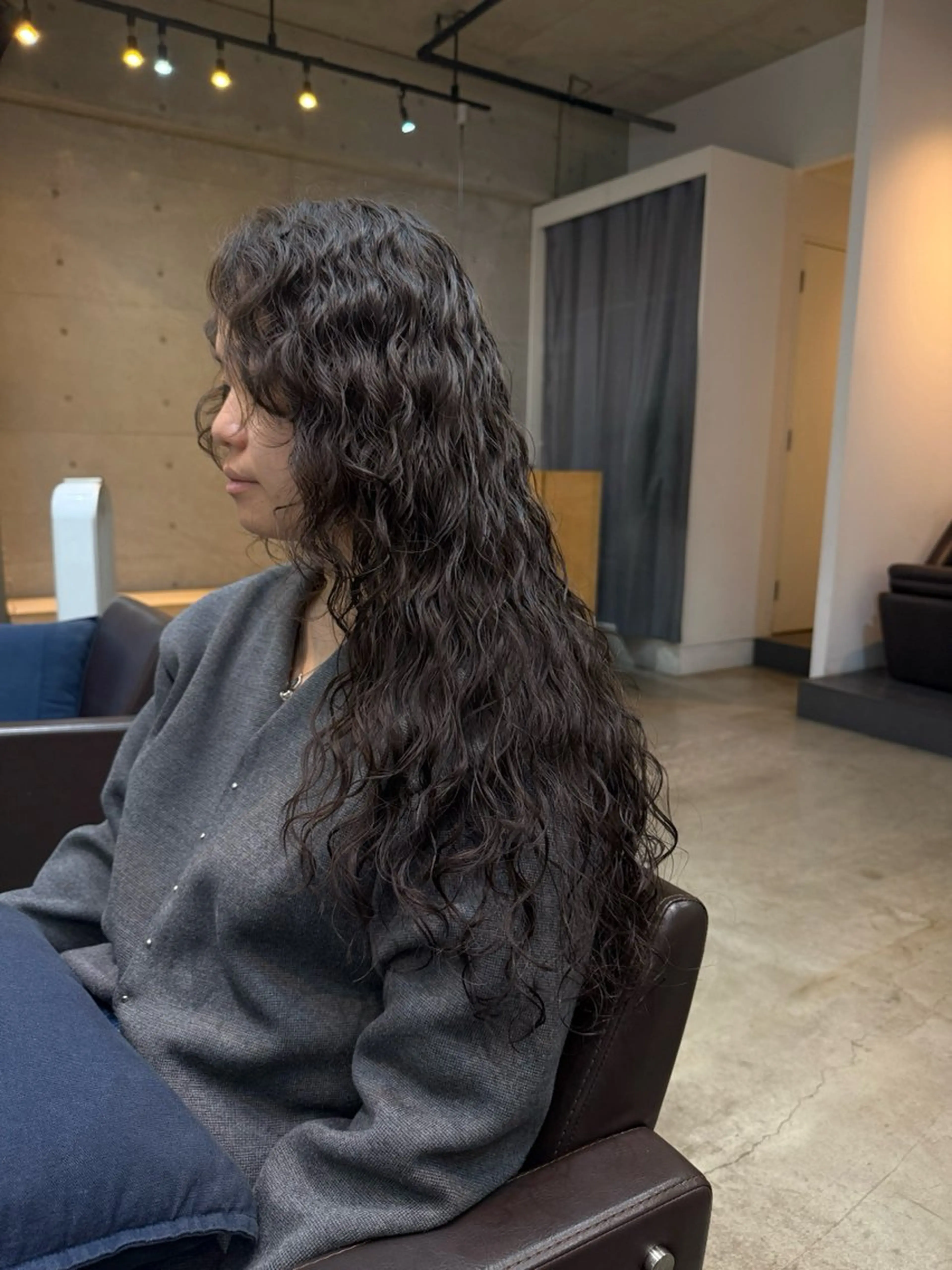 ロング カット パーマ トリートメント スパイラルパーマ /神野のヘアスタイル