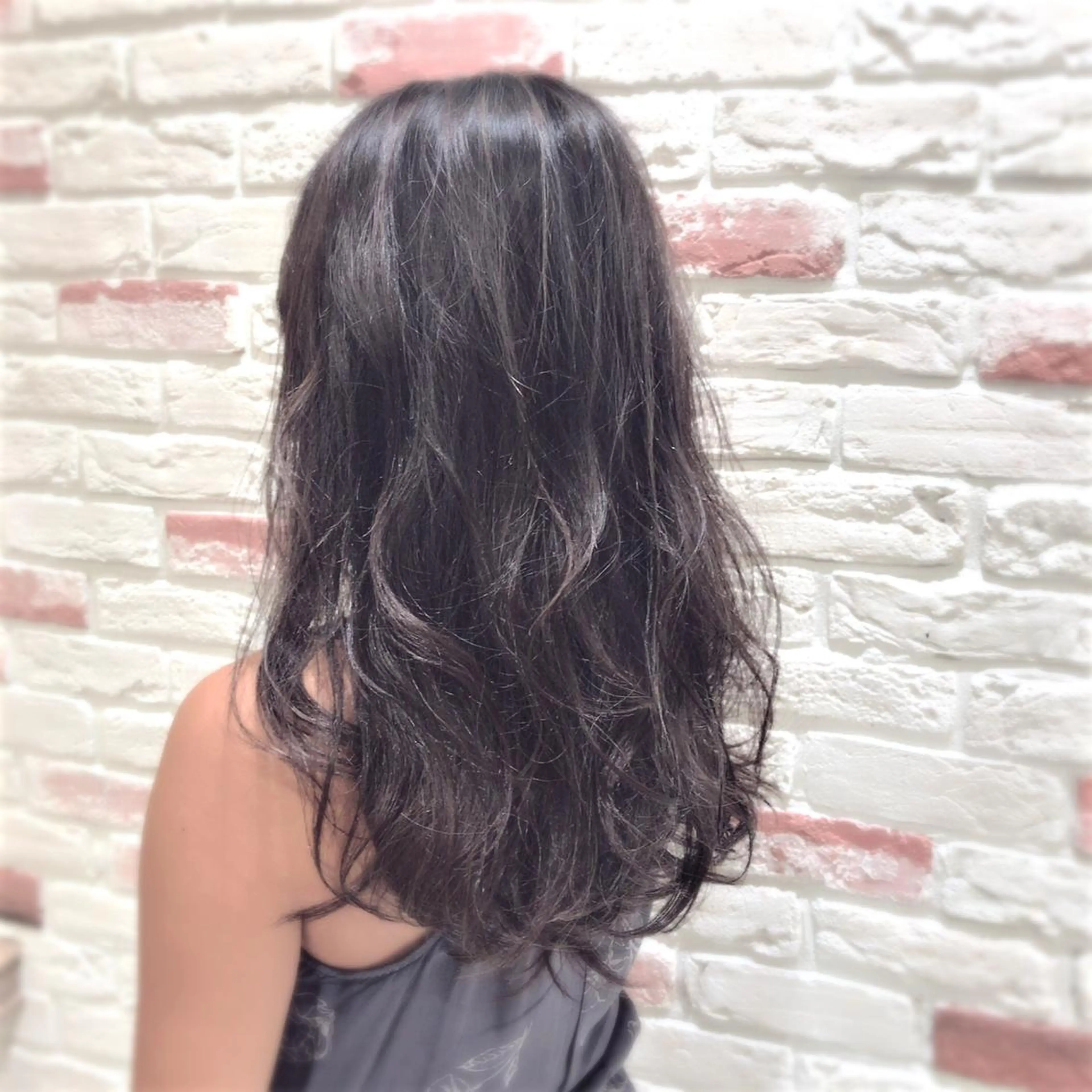 ロング カラー メンズ ヘアカラー チダアキフミ Ash大森のヘアスタイル