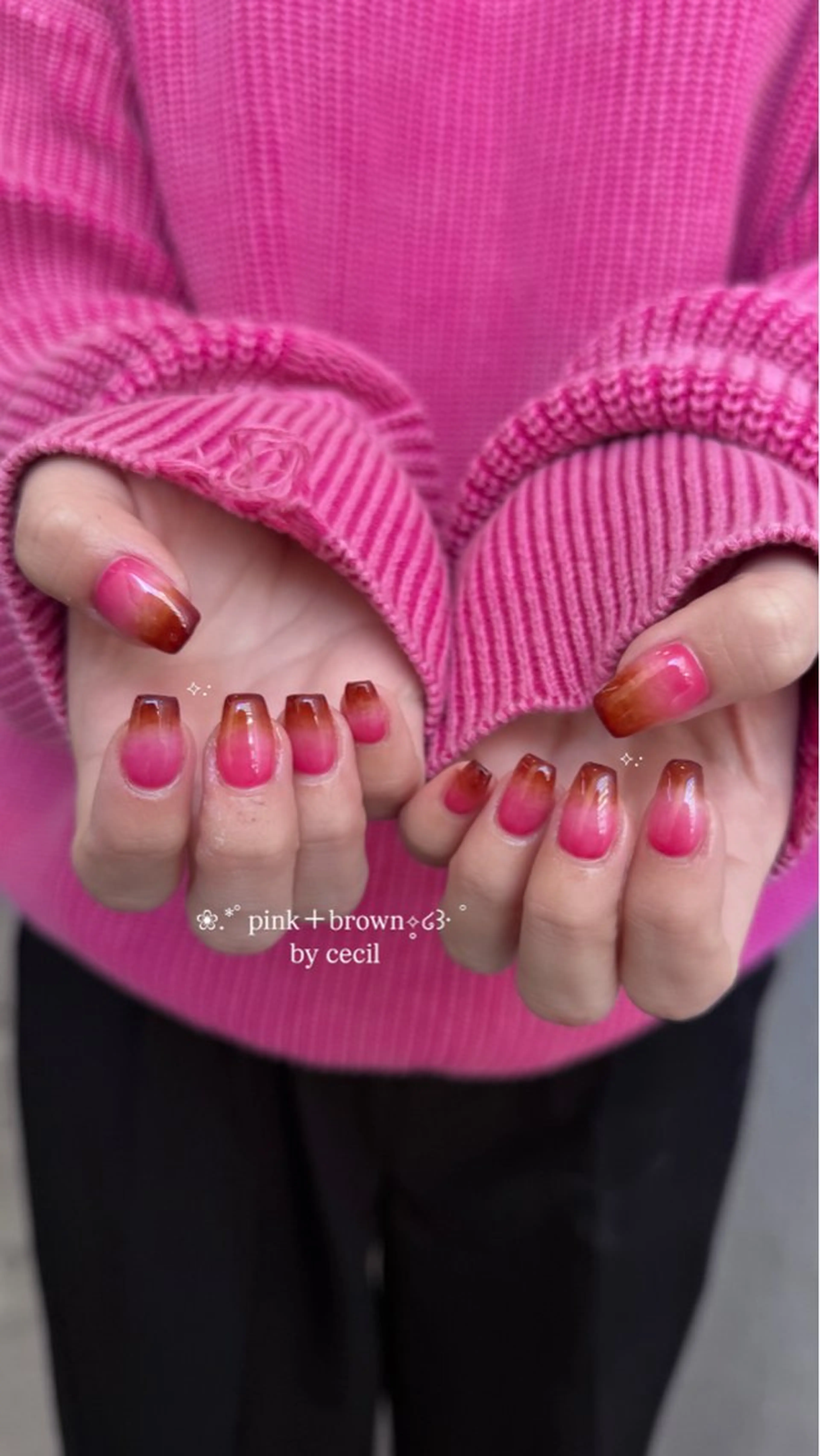 ネイル フレンチネイル 韓国ネイル マグネットネイル メンズネイル ニュアンスネイル ハンドネイル GRANDE大須 Cecil💜のネイルデザイン