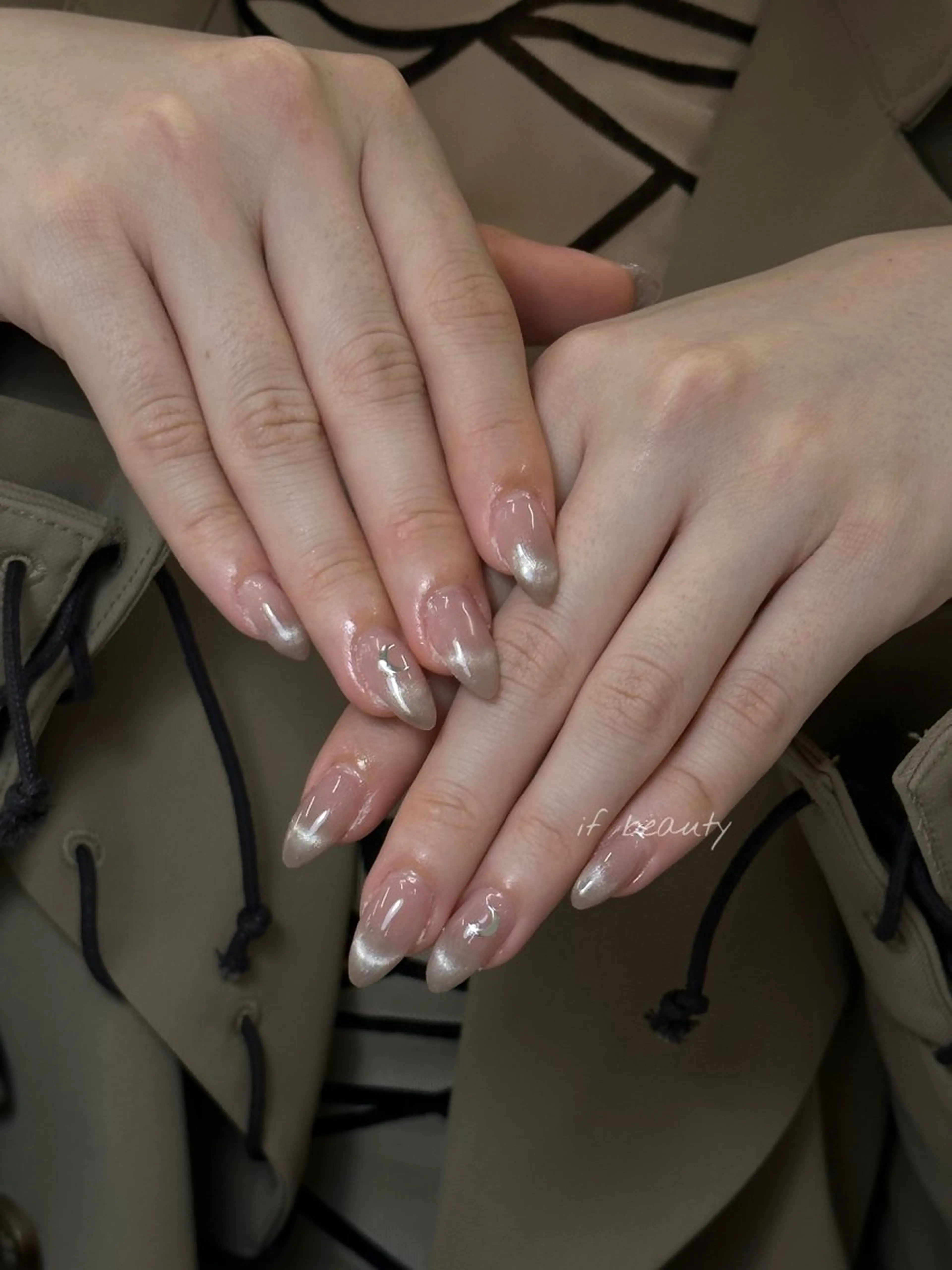 ネイル アートネイル ジェルネイル グラデーション パラジェル ワンホンネイル ハンドネイル if Hair＆Nail Salon所属・IKA /海外ネイル /個性派/ワンホンのネイルデザイン