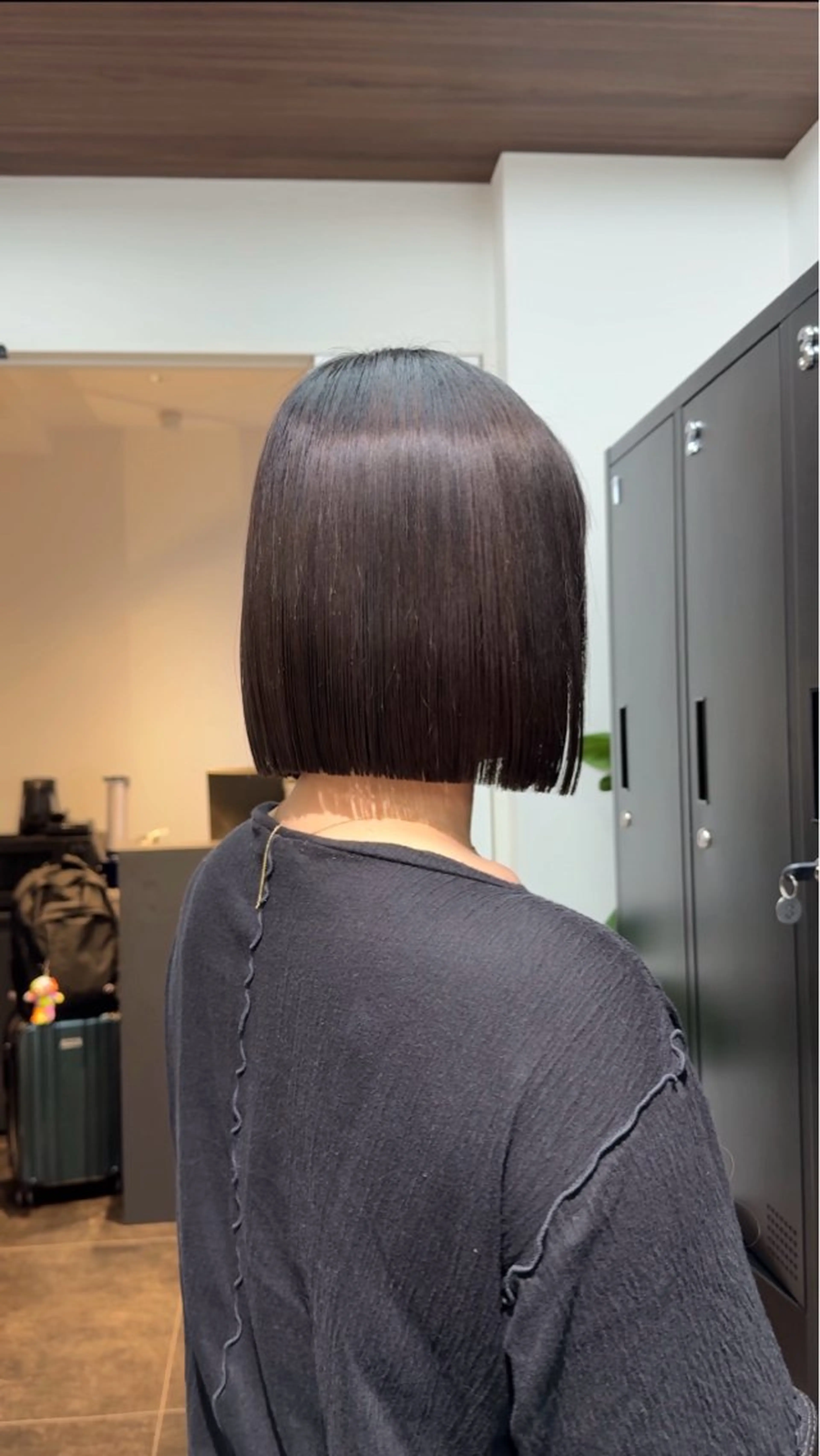 ミディアム カット 縮毛矯正 トリートメント ボブ/縮毛矯正/ 髪質改善/渋谷/美月のヘアスタイル