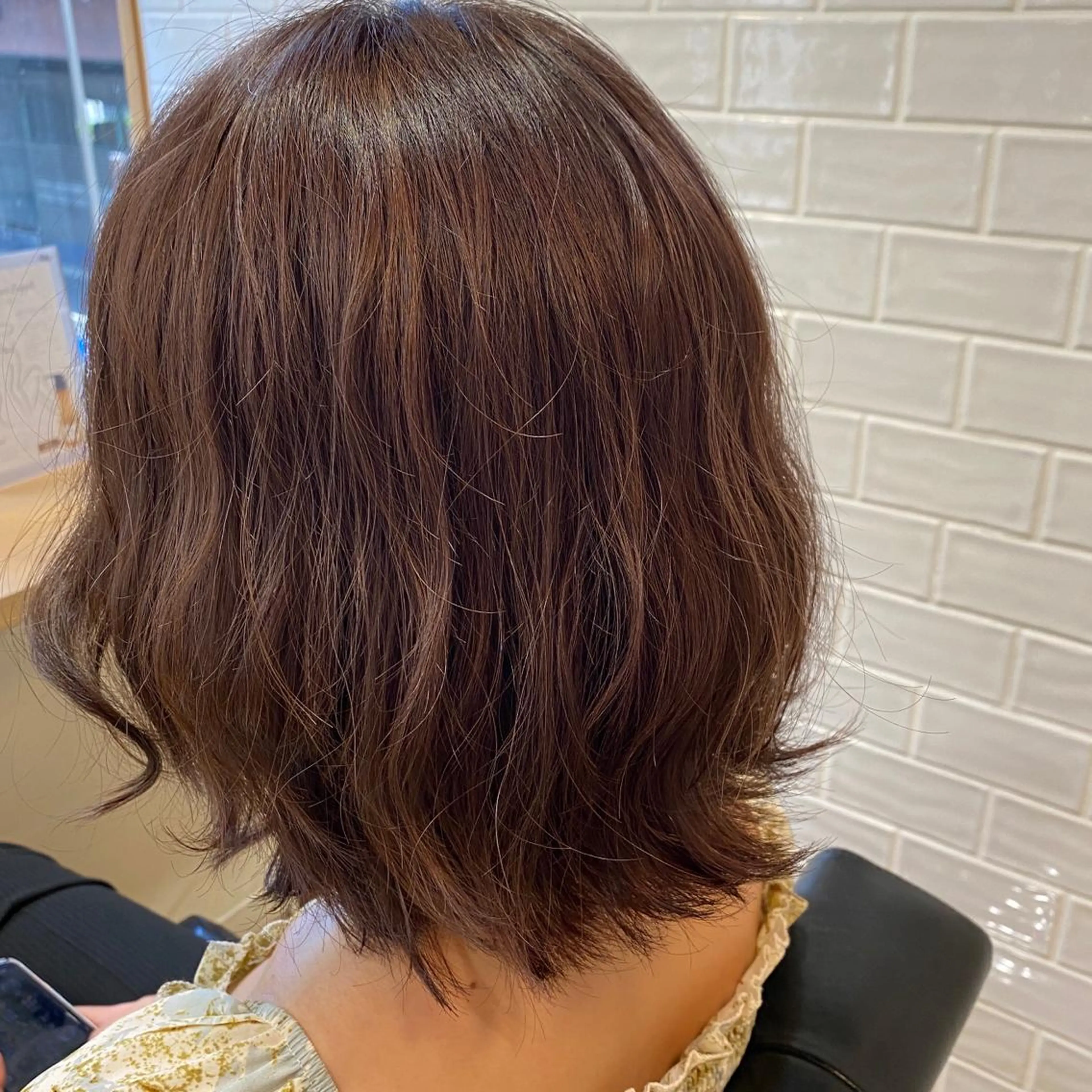 ミディアム カラー 艶カラー/韓国顔周り 🎀mamiのヘアスタイル