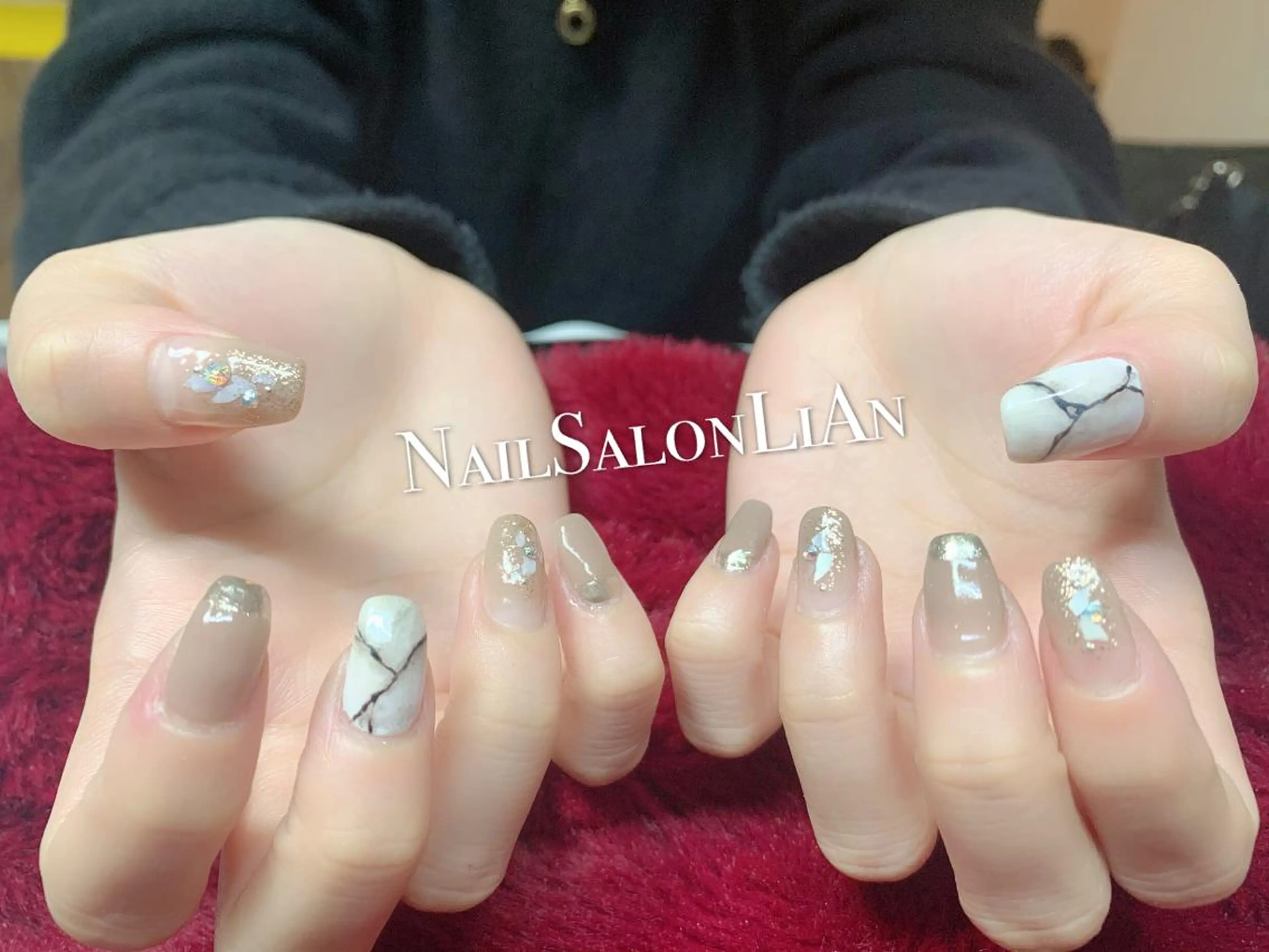 ネイル 持ち込み ハンドネイル NailSalon LiAnのネイルデザイン